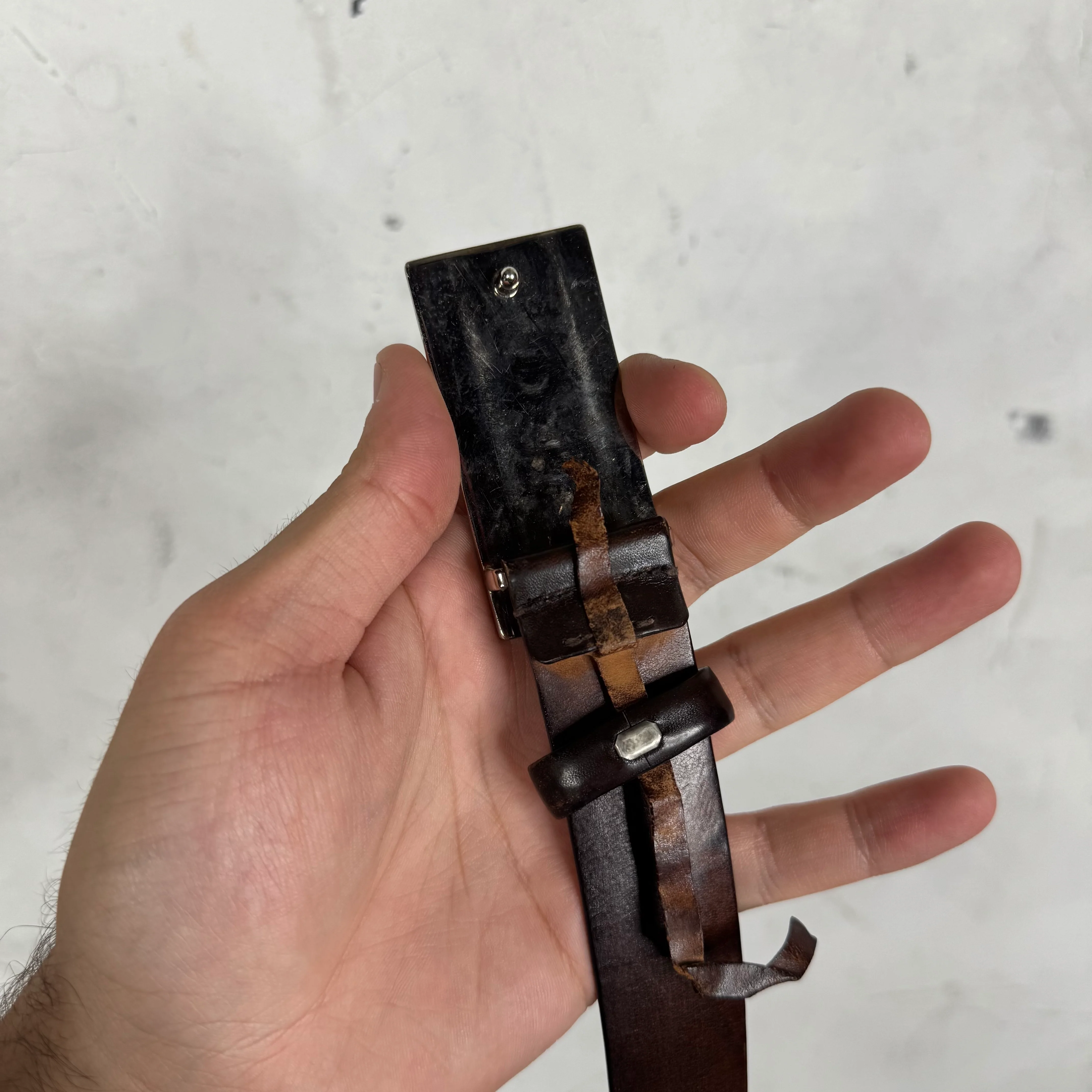 Gucci Interlock Rectangular Buckled Belt - Image 3