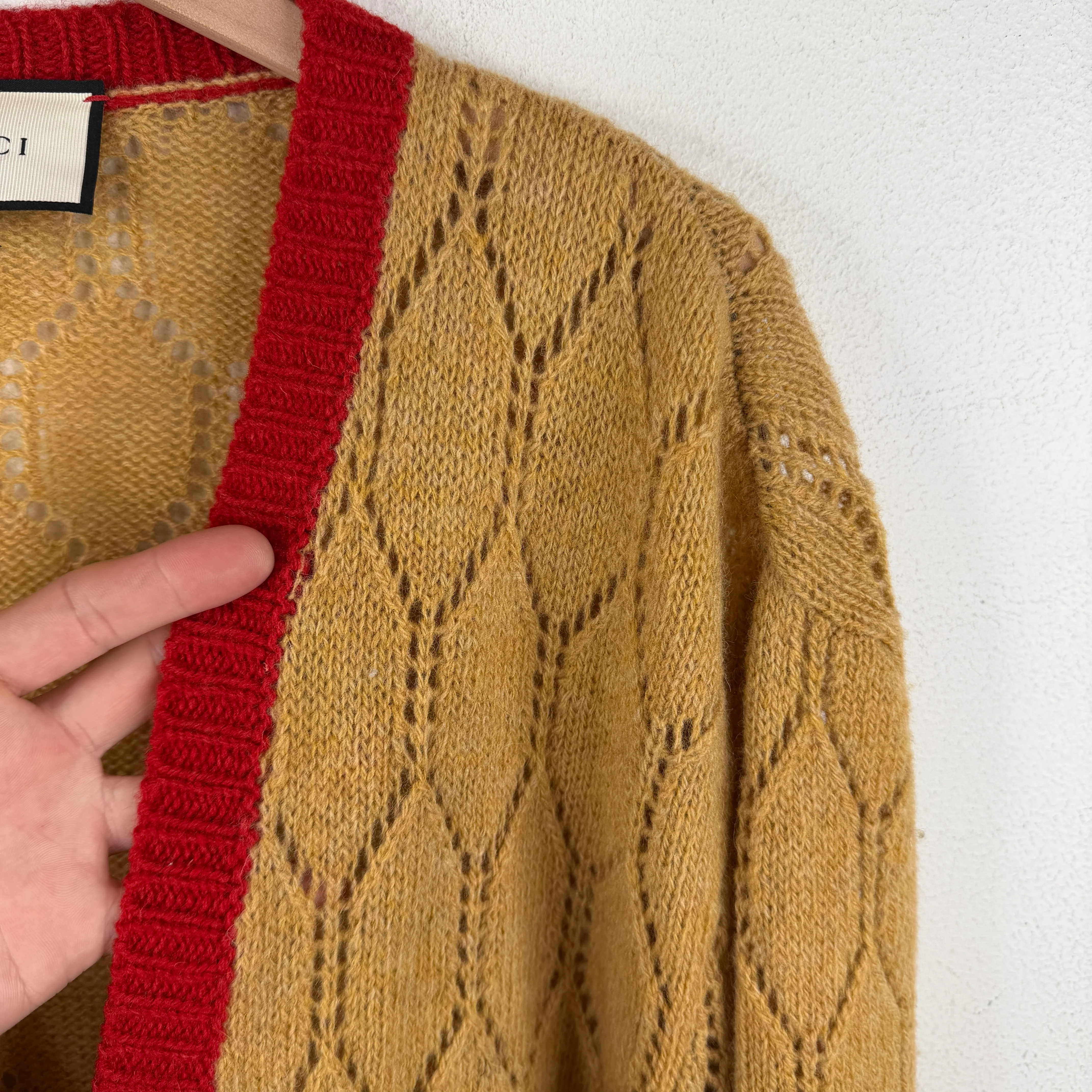 Gucci Color Blocked Cardigan - Image 8