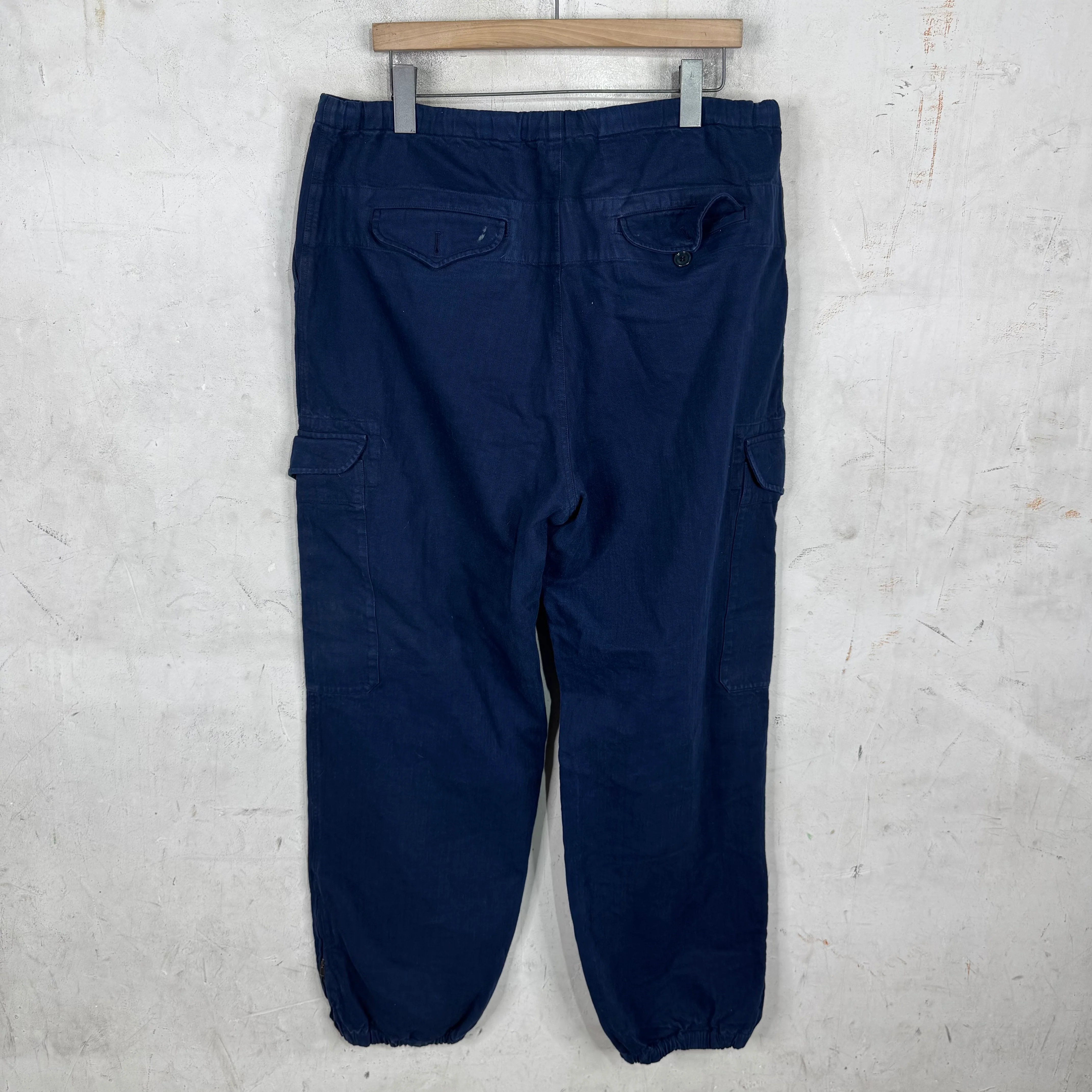 Gucci Navy Canvas Cargo Pants - Image 2