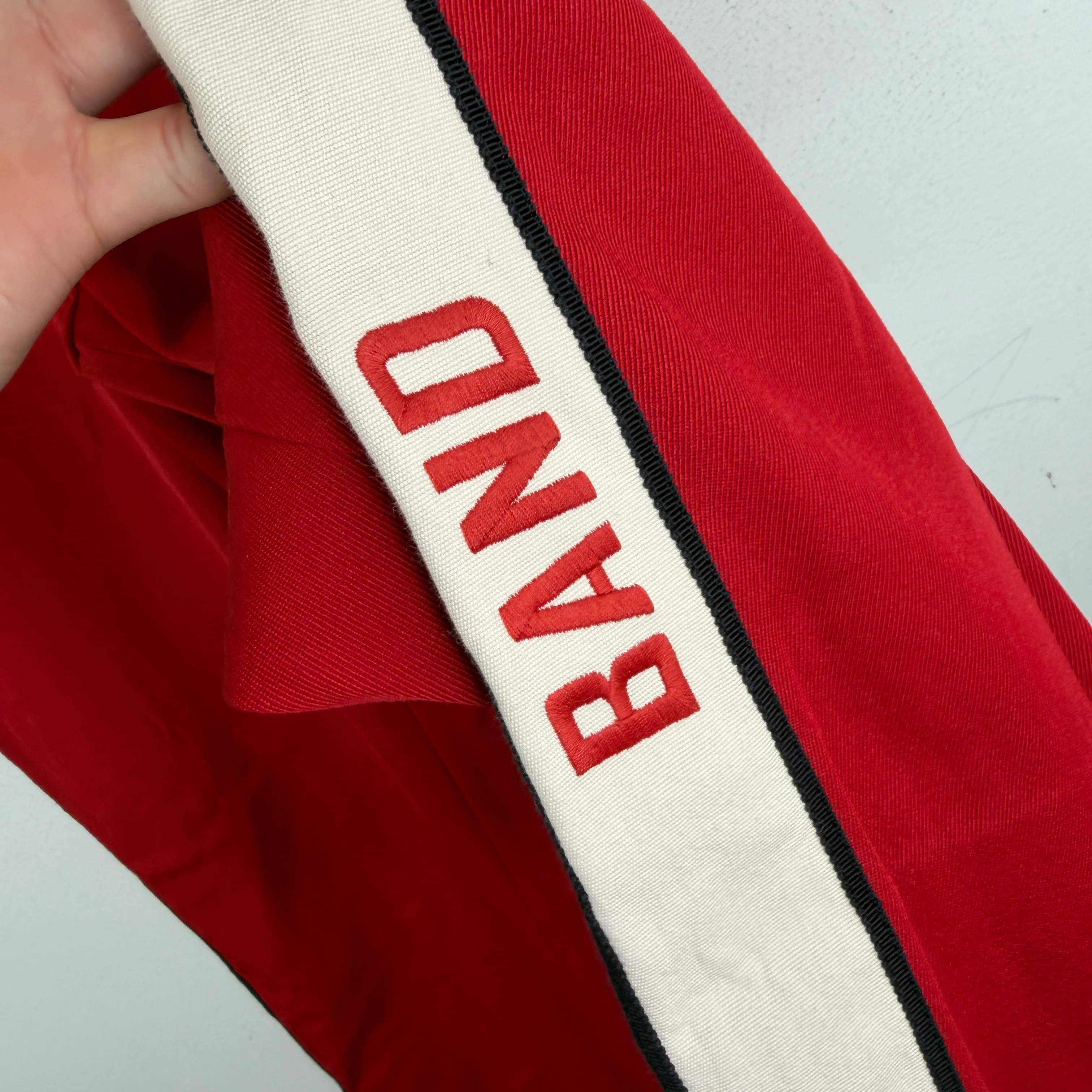Gucci Red Band Side Stripe Drawstring Track Pants - Image 5