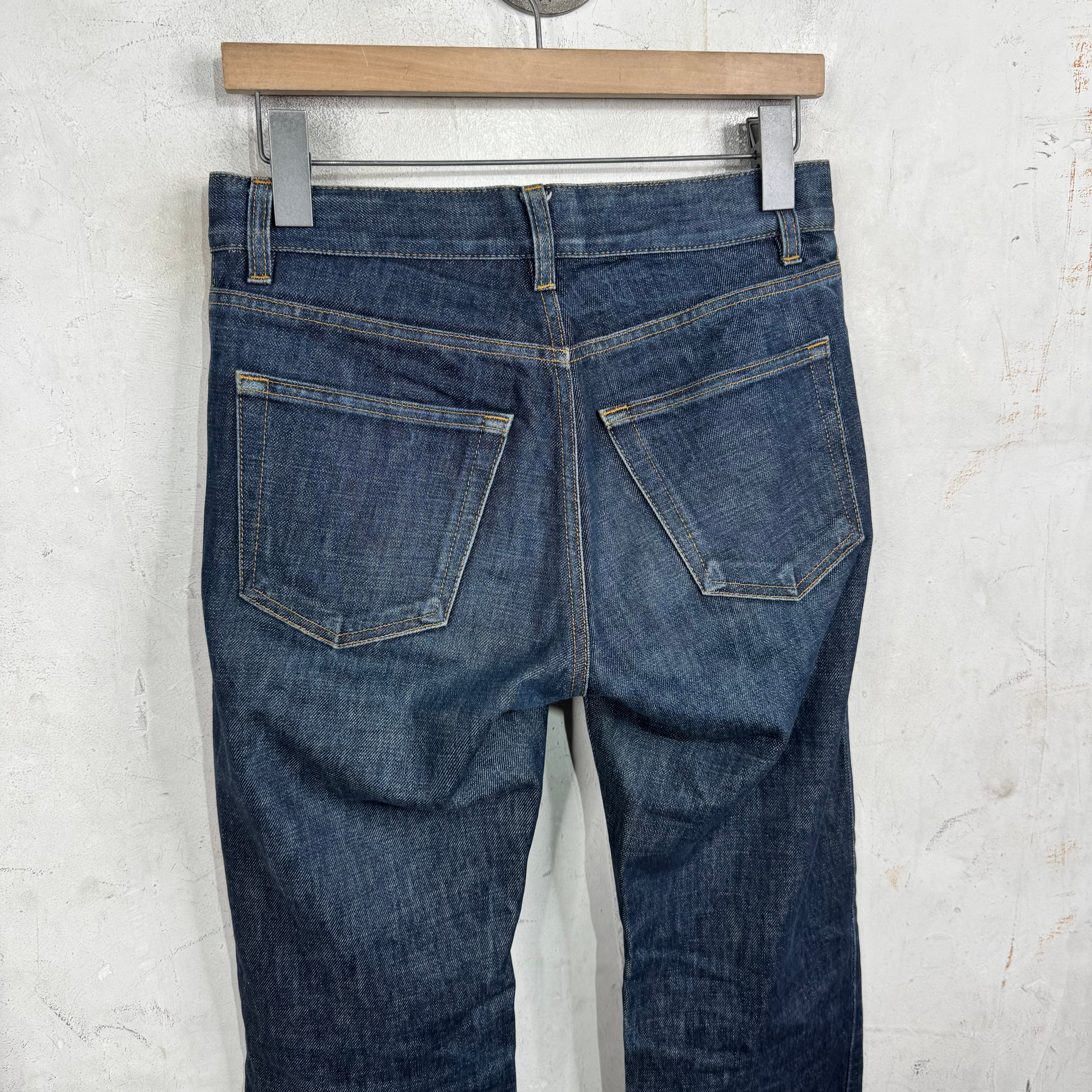 Helmut Lang Raw Hemmed Slim Straight Jeans - Image 10