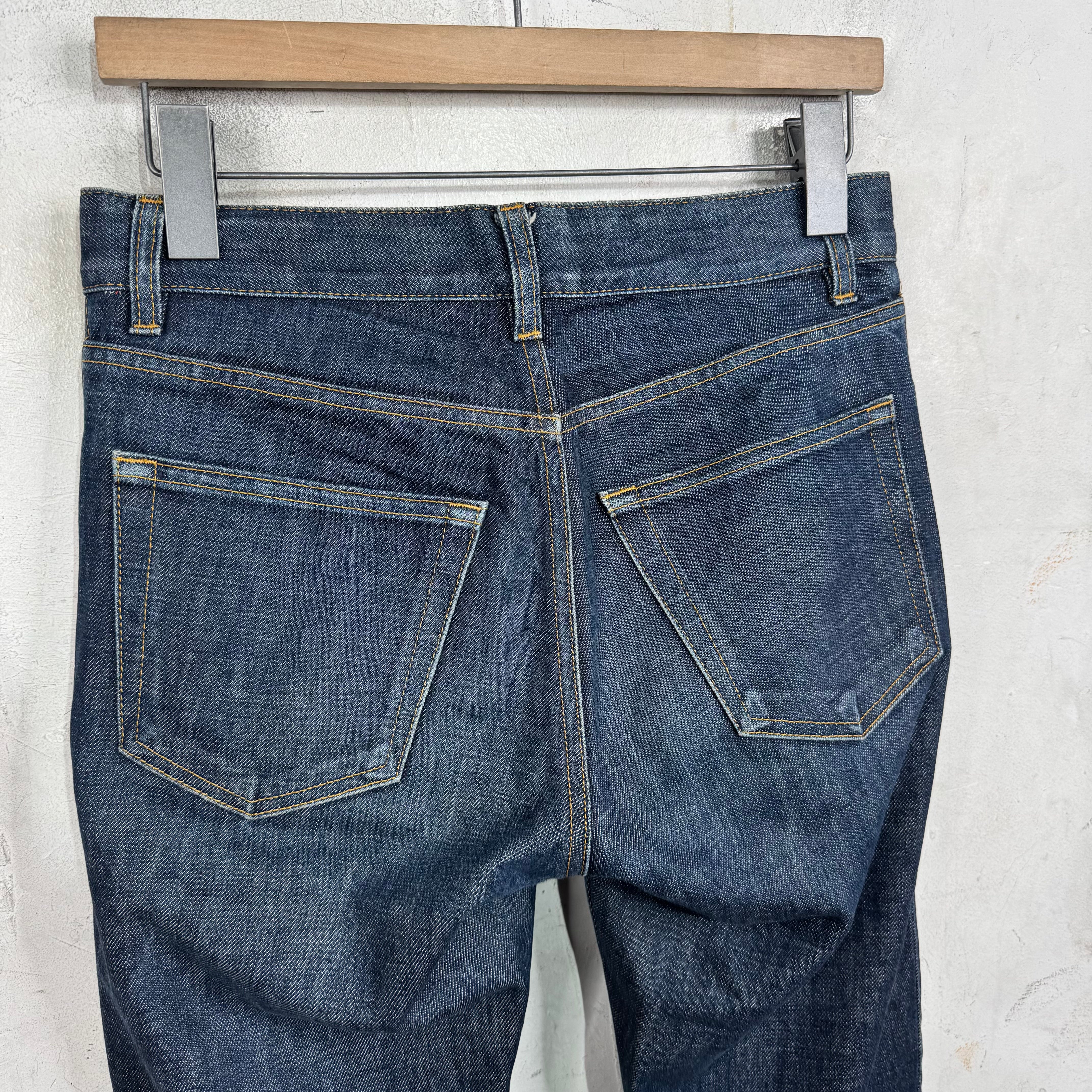 Helmut Lang Raw Hemmed Slim Straight Jeans - Image 9