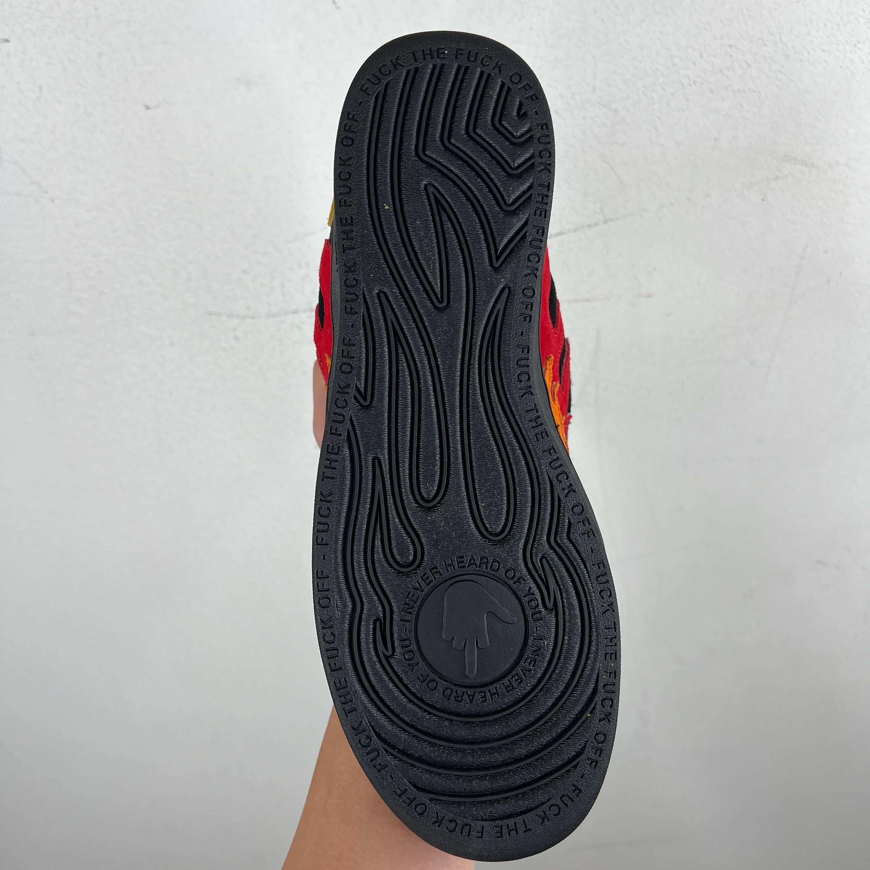 I Never Heard of You Flame Sample F*** Off Sneakers - Image 11