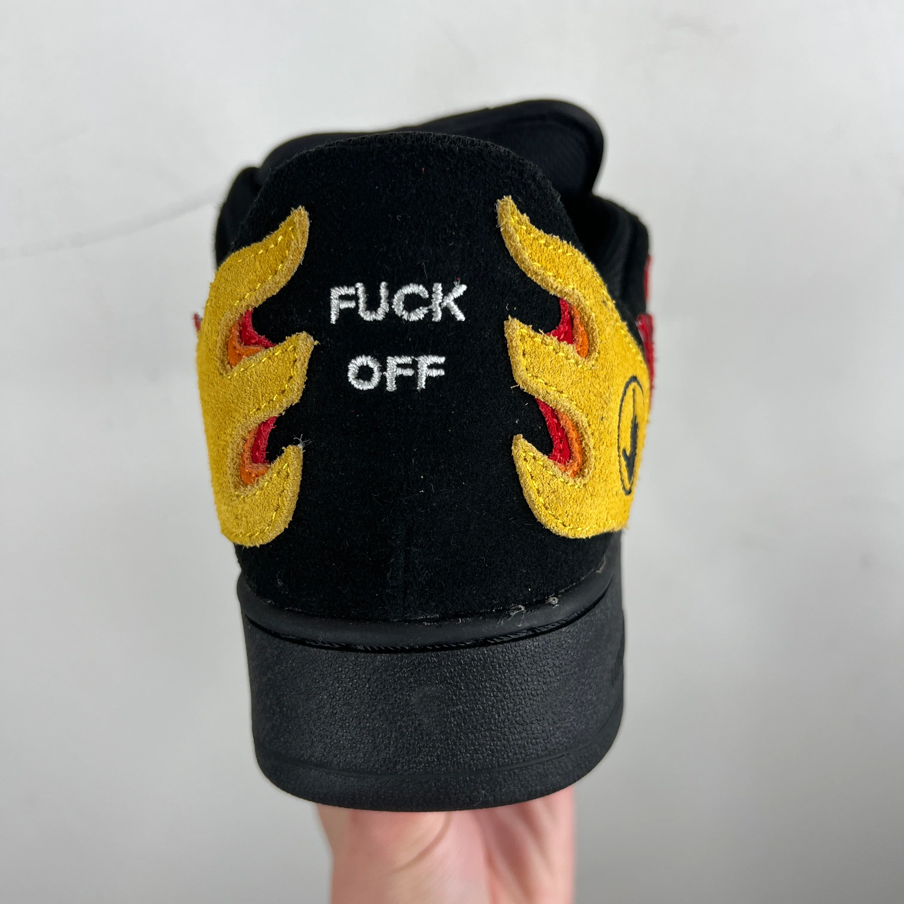 I Never Heard of You Flame Sample F*** Off Sneakers - Image 3