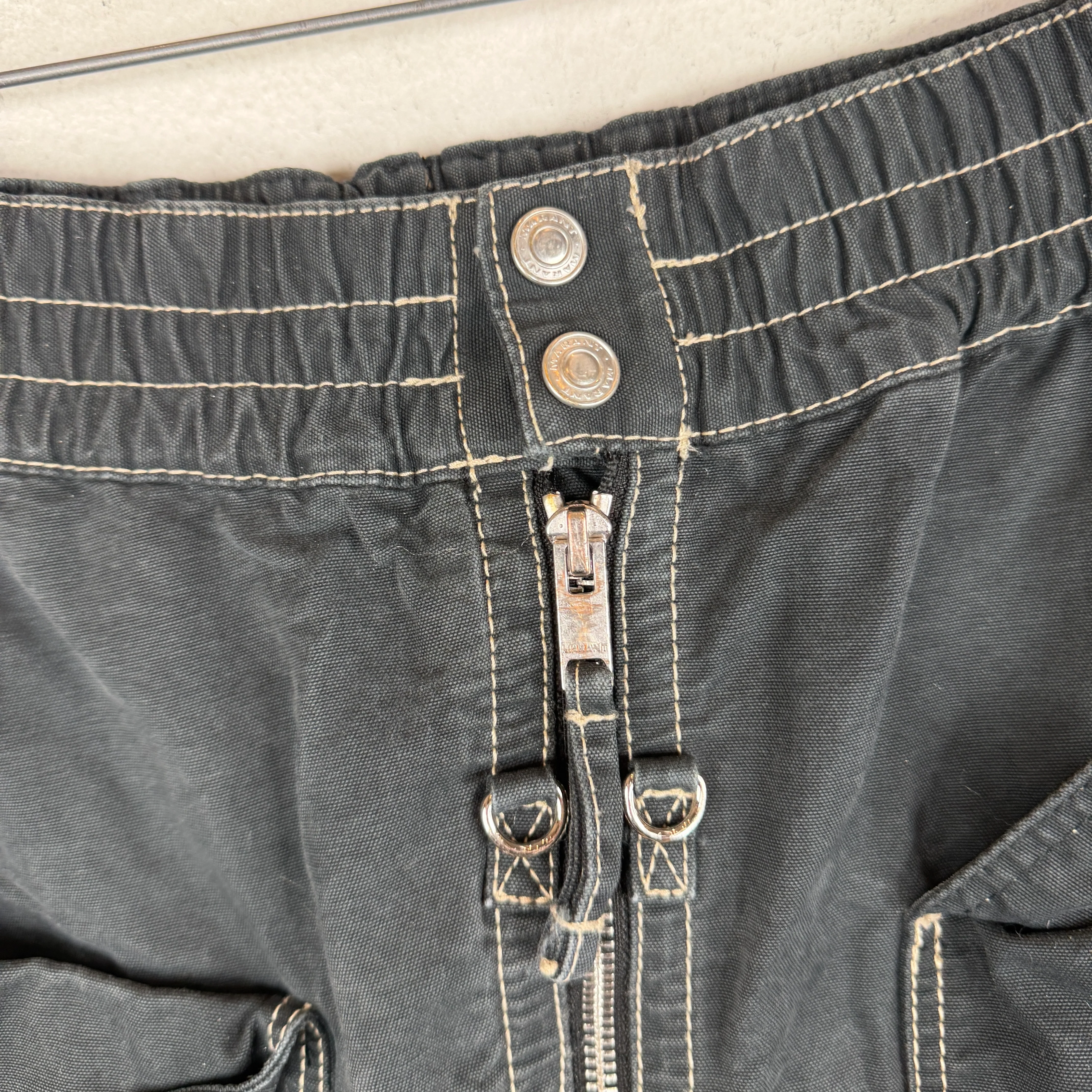 Isabel Marant Black Tilseno Cargo Pants - Image 5