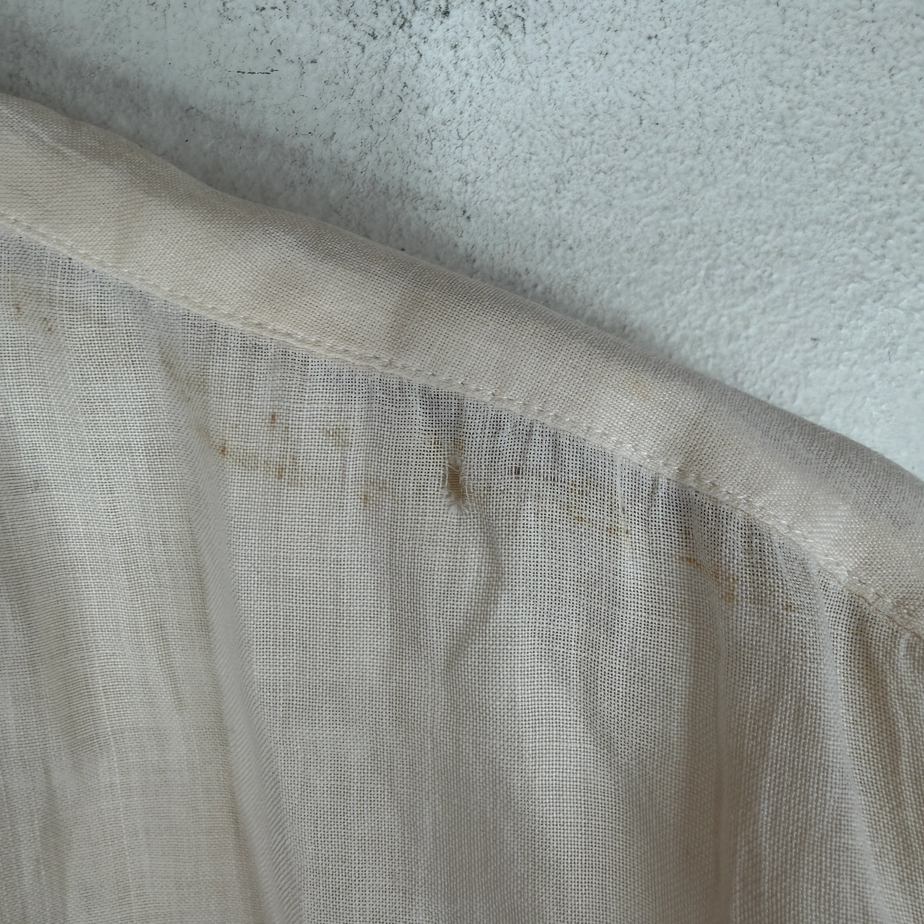 Issey Miyake Men Cream Button Up LS Shirt - Image 7