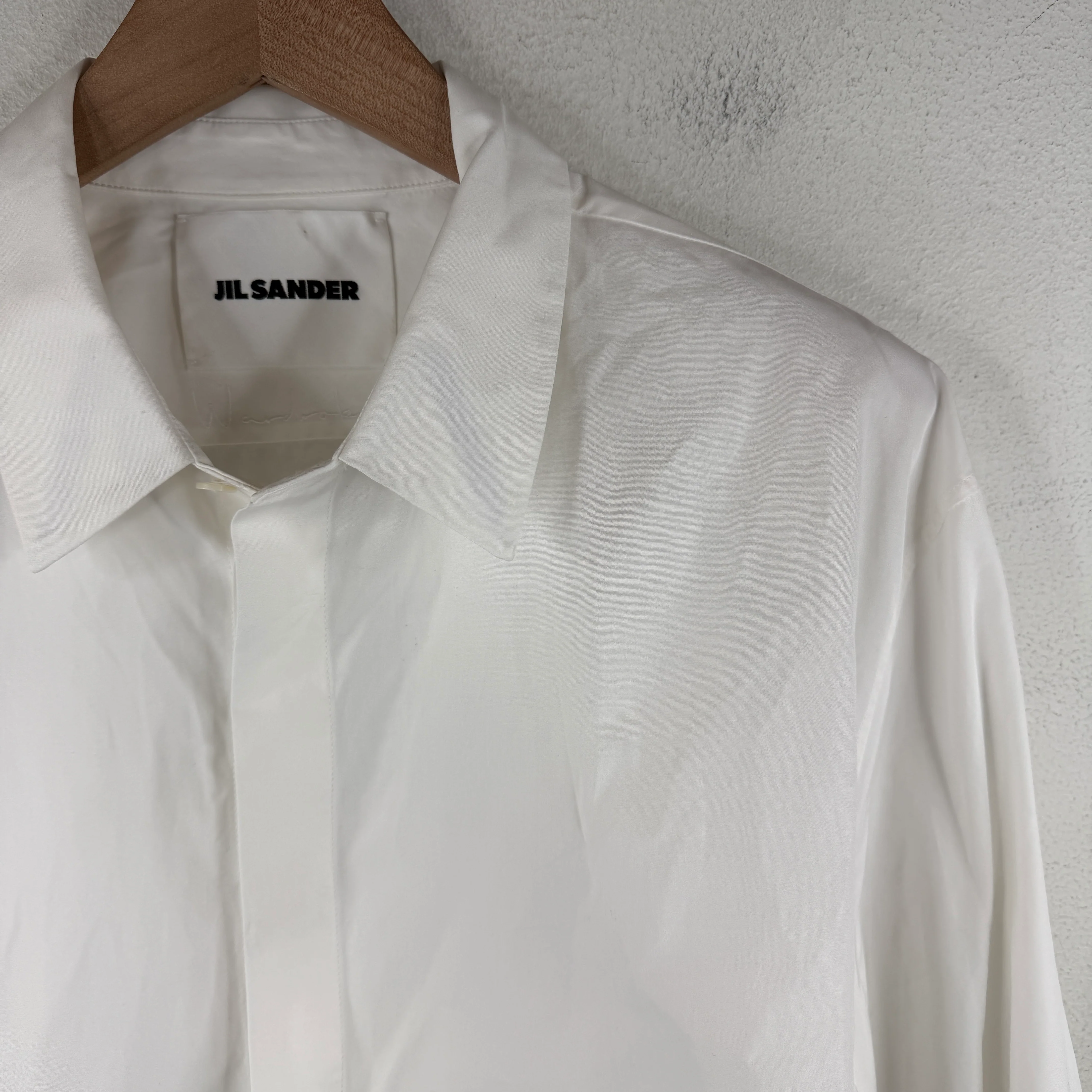 Jil Sander Wardrobe White Button Up LS Shirt - Image 6