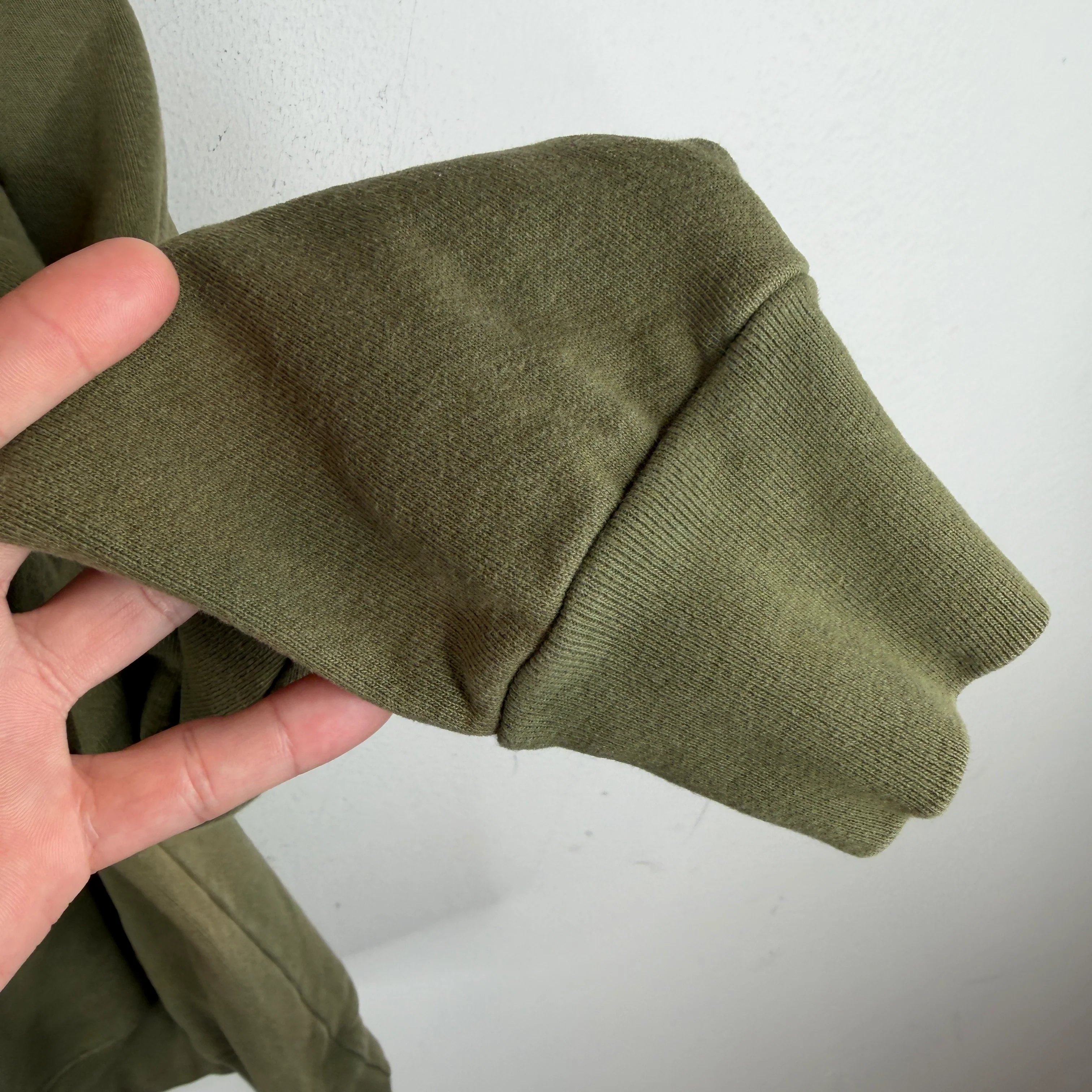 JJJJound Green Small Logo Crewneck - Image 13