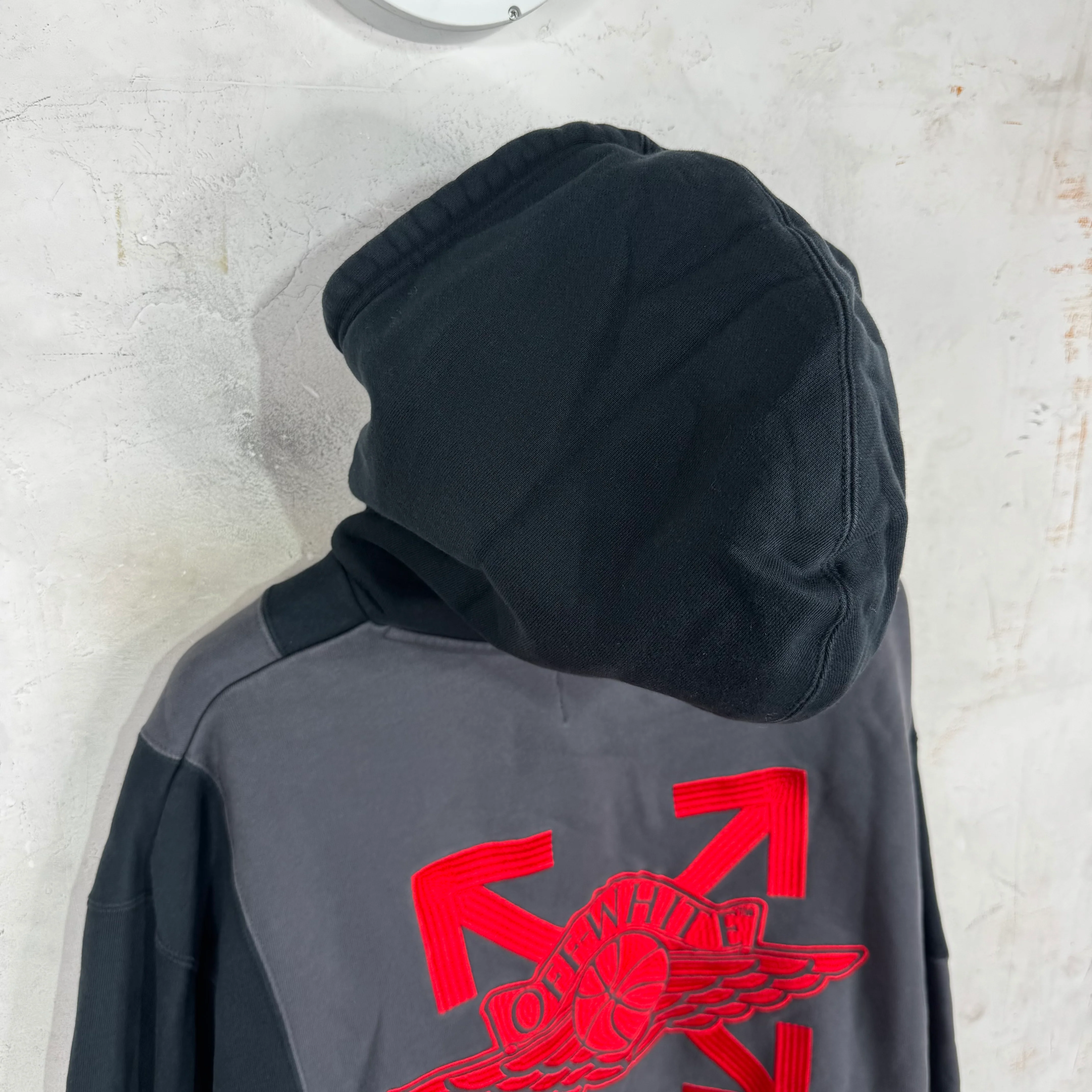 Jordan x Off-White Paneled Hoodie - Image 11