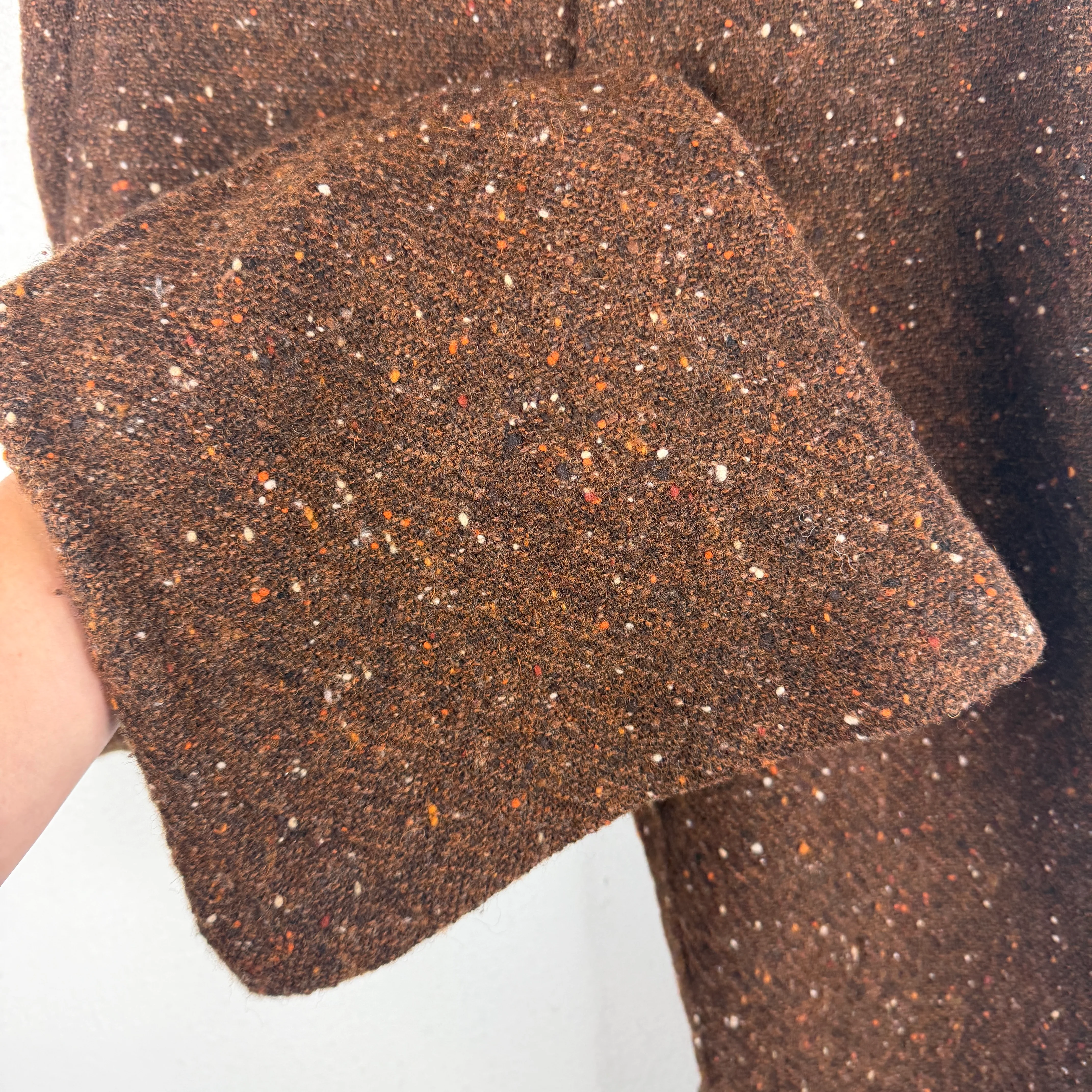 Junya Watanabe Brown Flared Wool Pants - Image 5