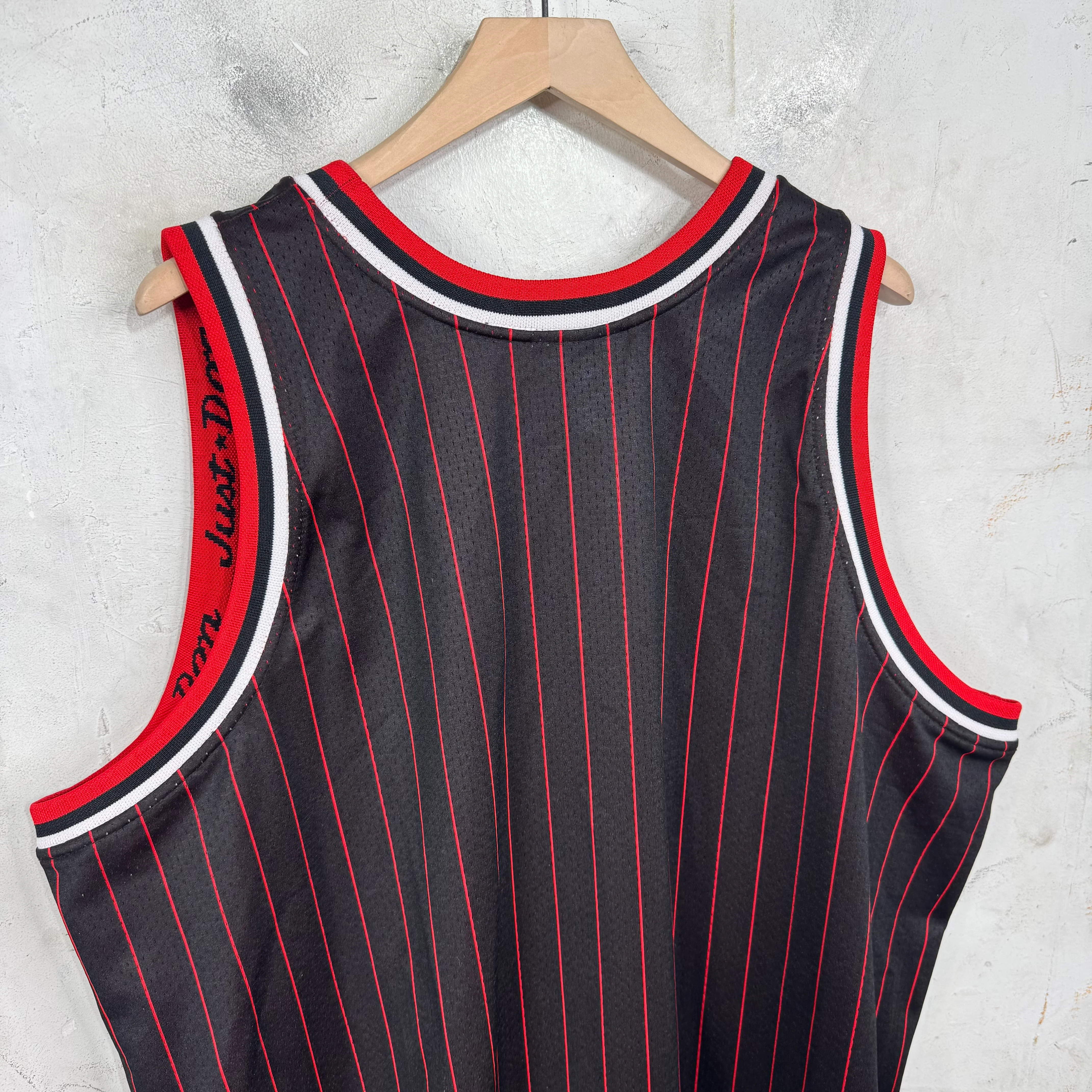 Just Don x Mitchell & Ness Striped Bulls Jersey - Image 8