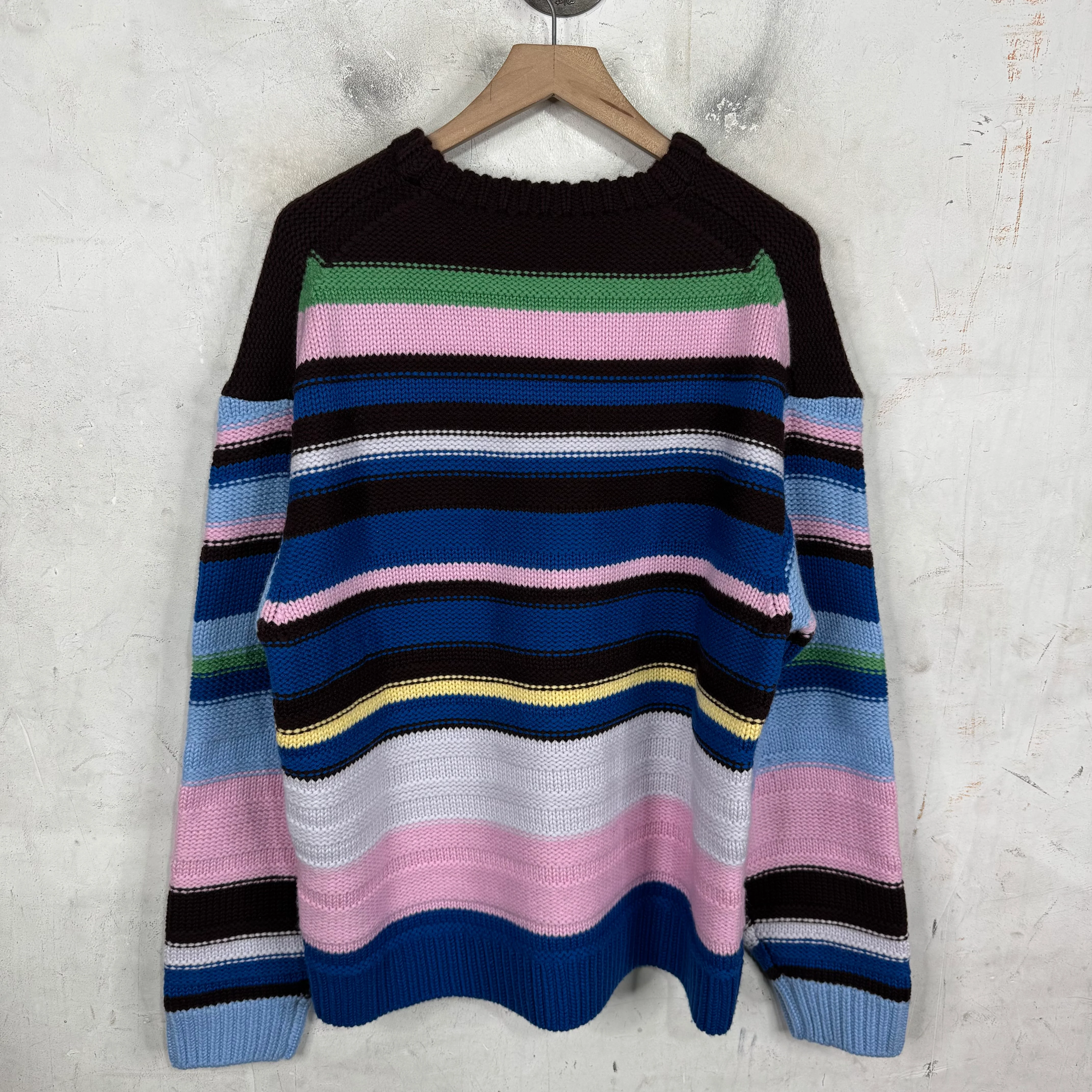 JW Anderson Striped Heavy Knit Sweater - Image 2