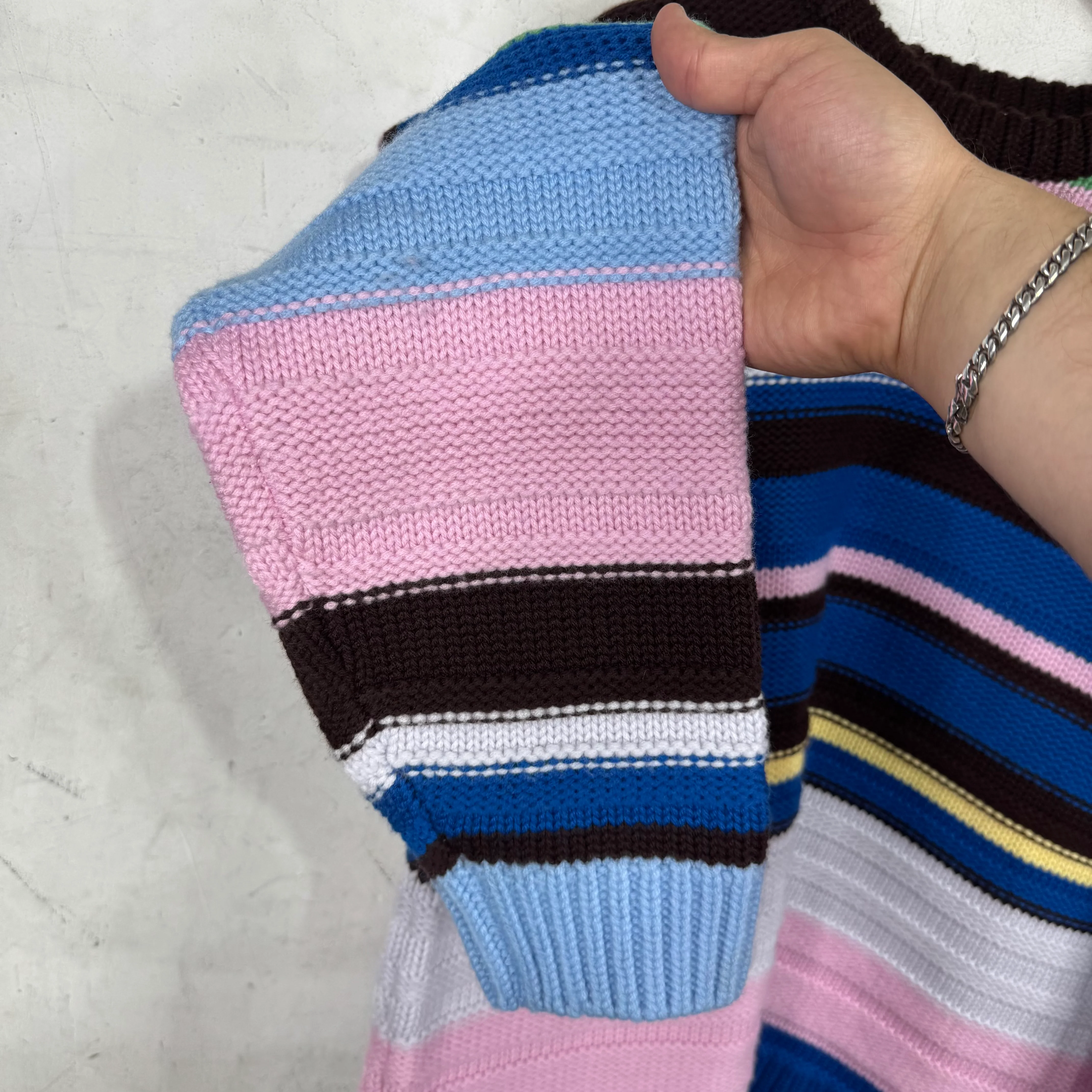 JW Anderson Striped Heavy Knit Sweater - Image 6