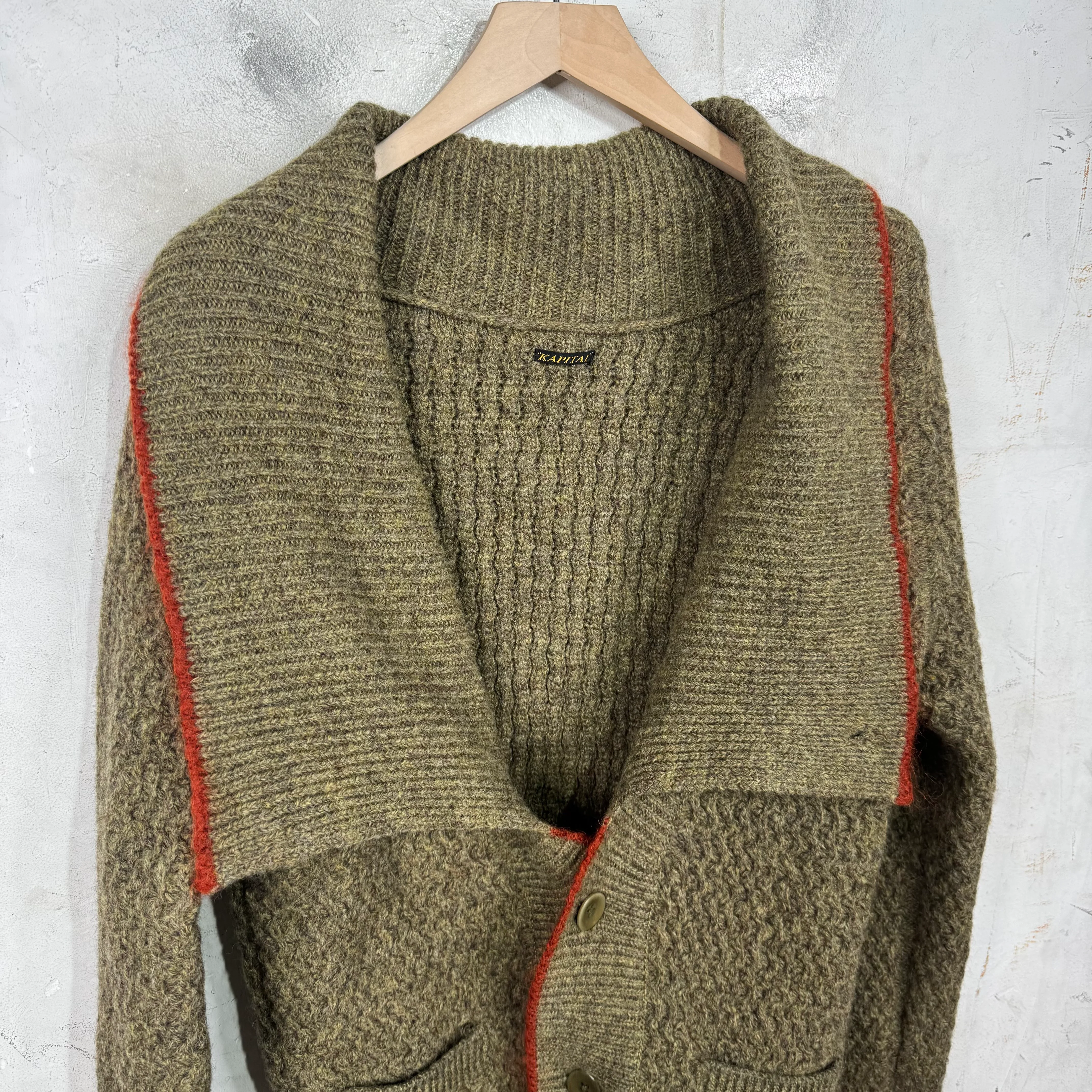 Kapital Big Collar Cardigan - Image 5