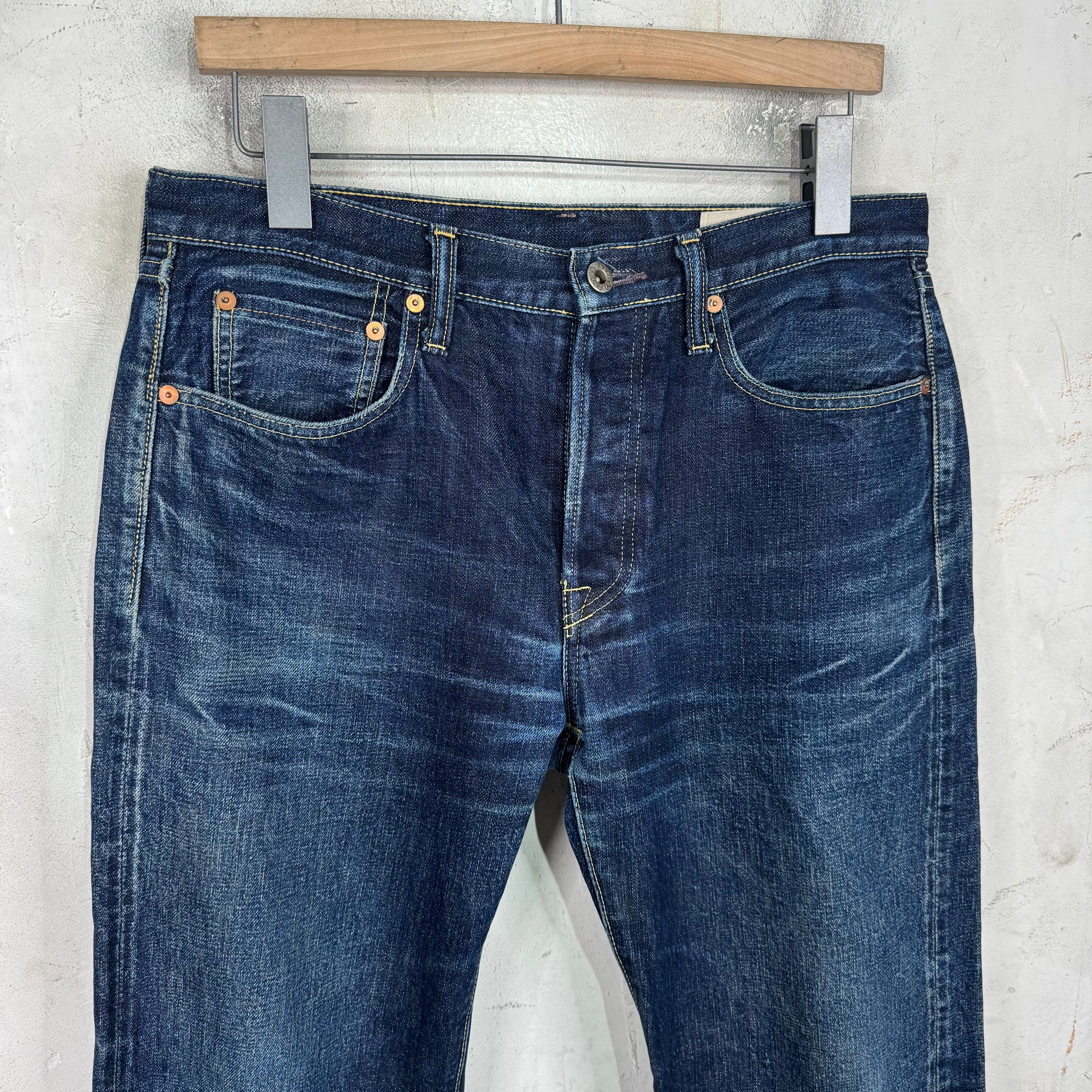 Kapital Dark Wash Broken In Jeans - Image 6