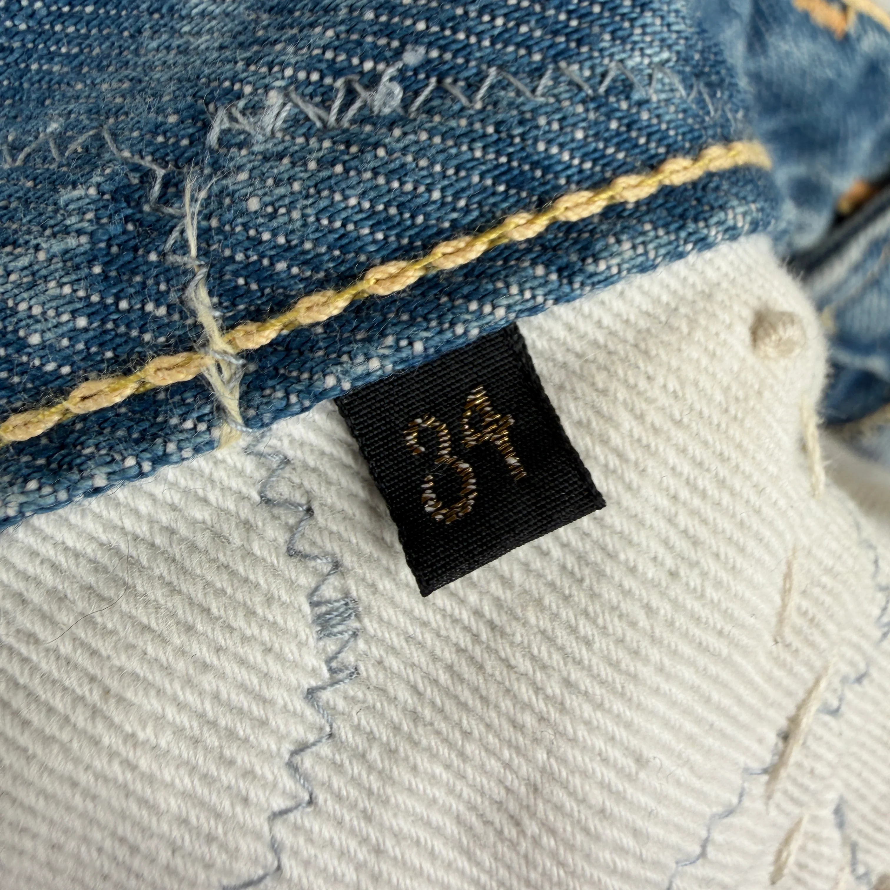 Kapital Patchwork Flared Jeans - Image 4