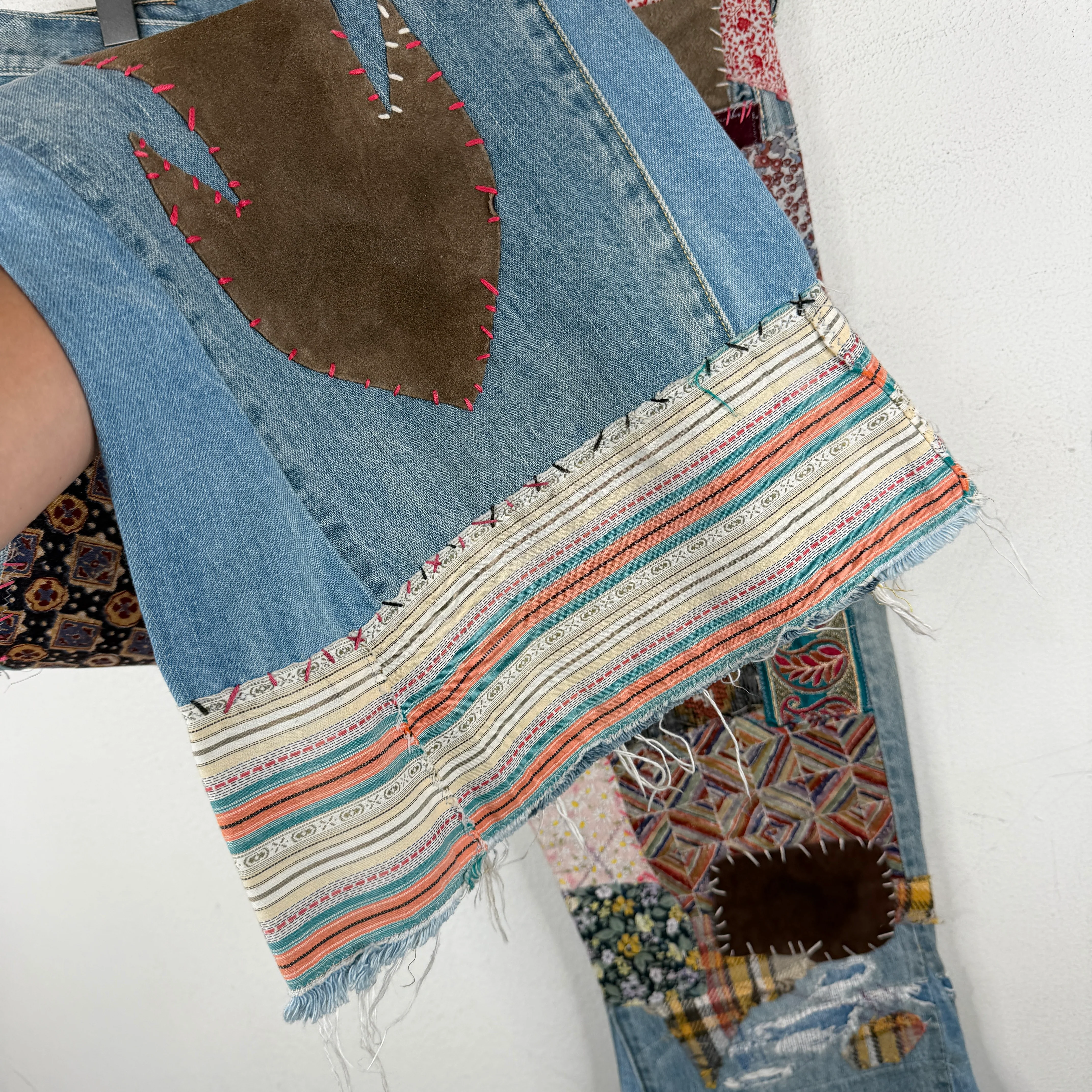 Kapital Patchwork Flared Jeans - Image 7