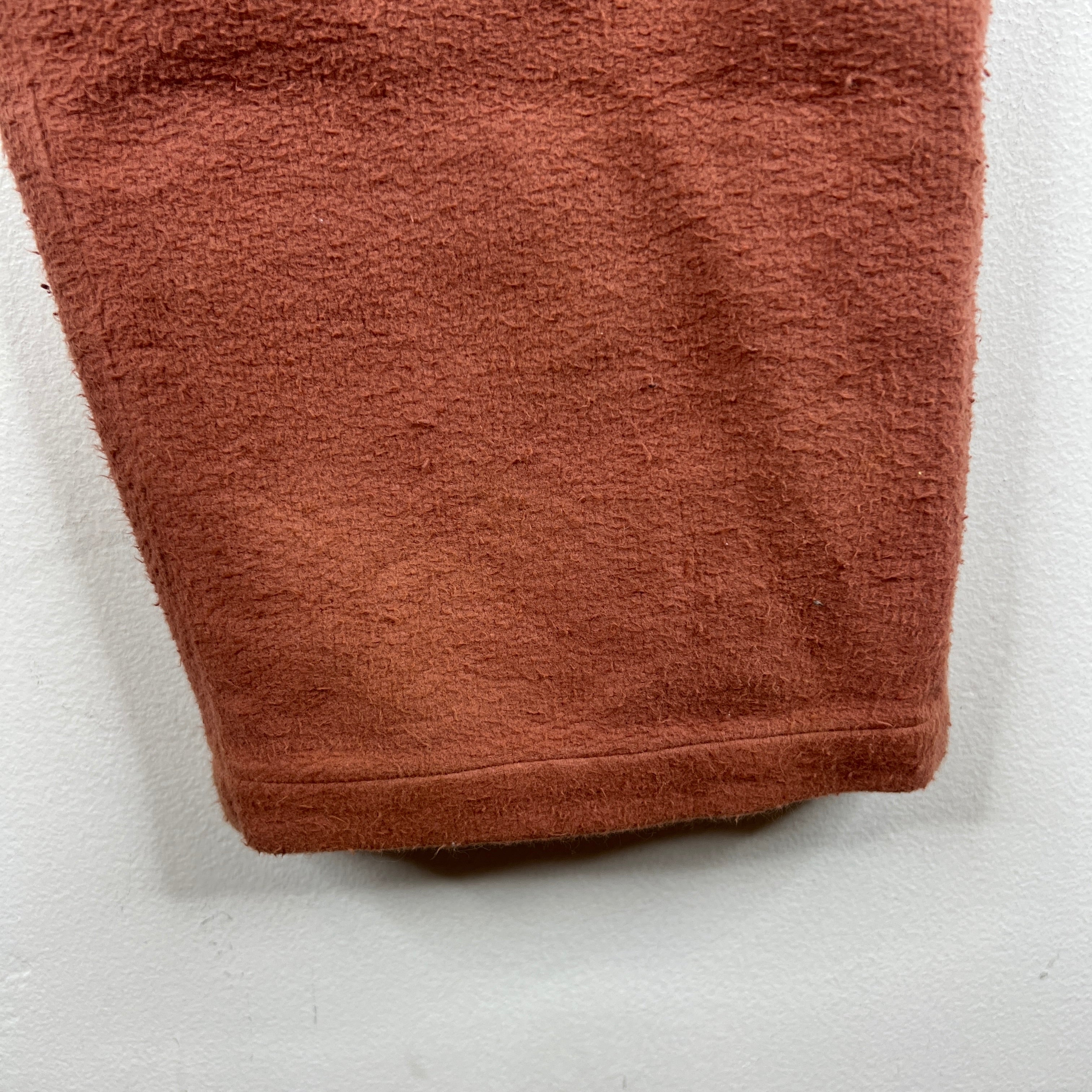 Kapital Red Fleece Drawstring Pants - Image 8