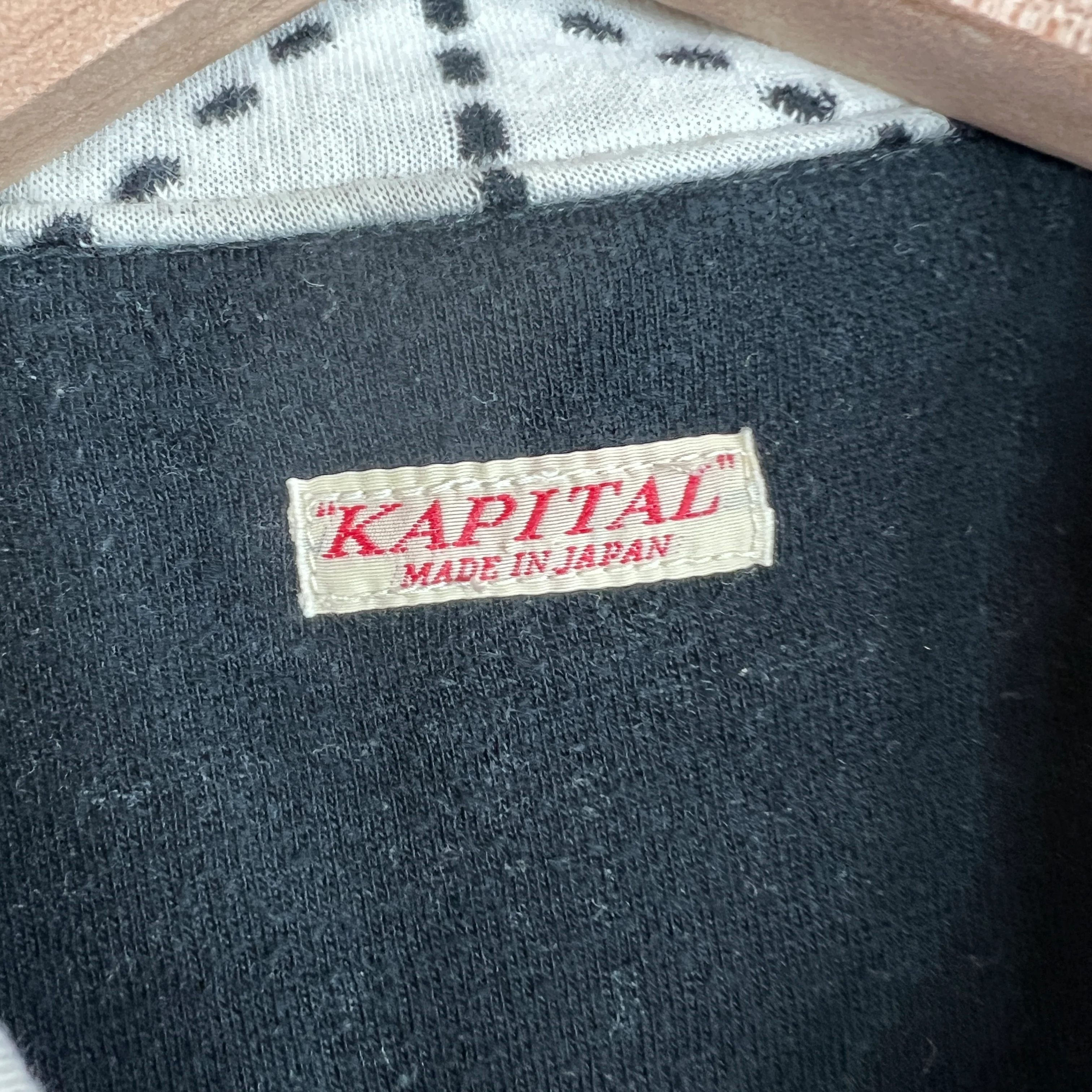 Kapital Sashiko Print Button Up Chore Shirt - Image 3