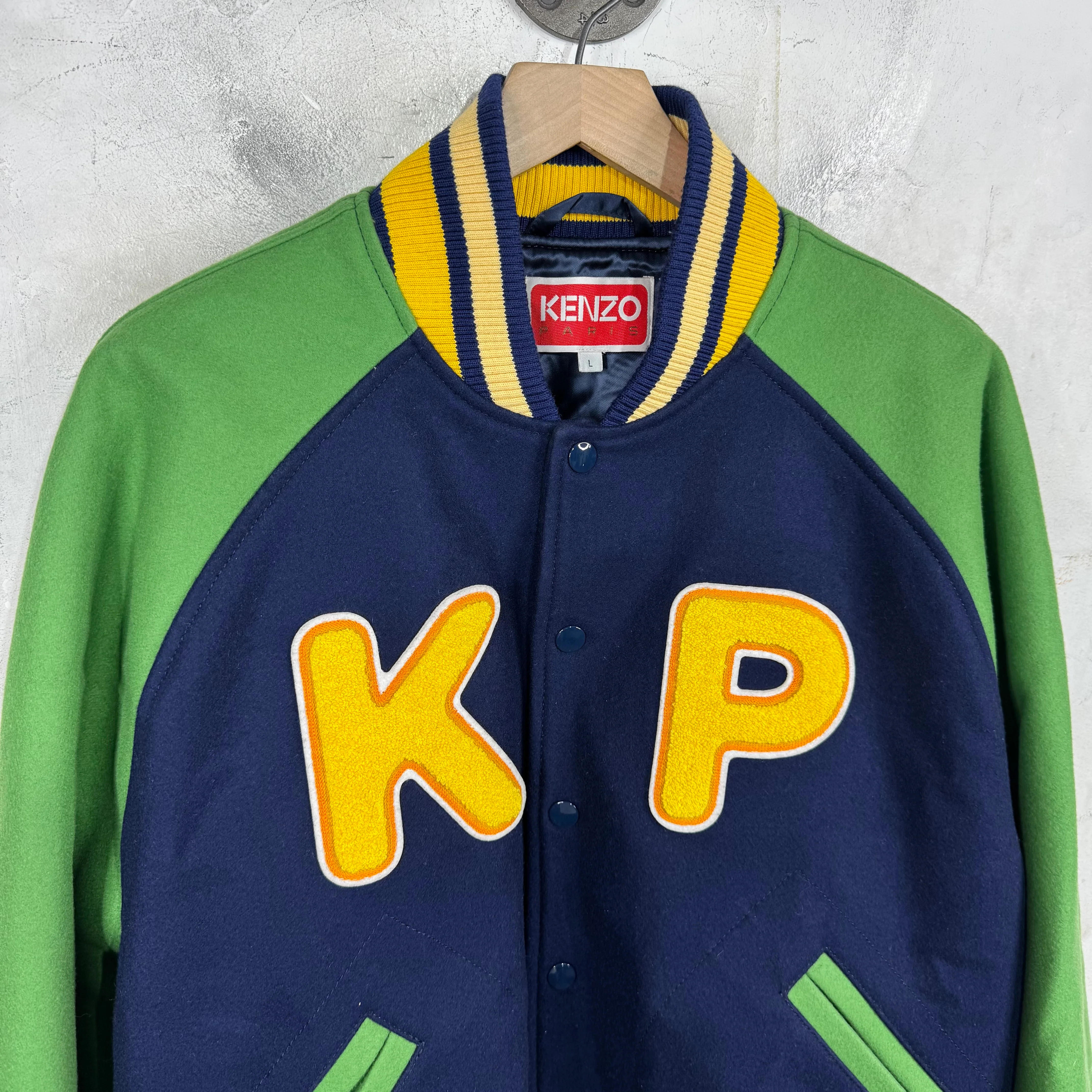 Kenzo Patched Varsity Jacket - Image 5