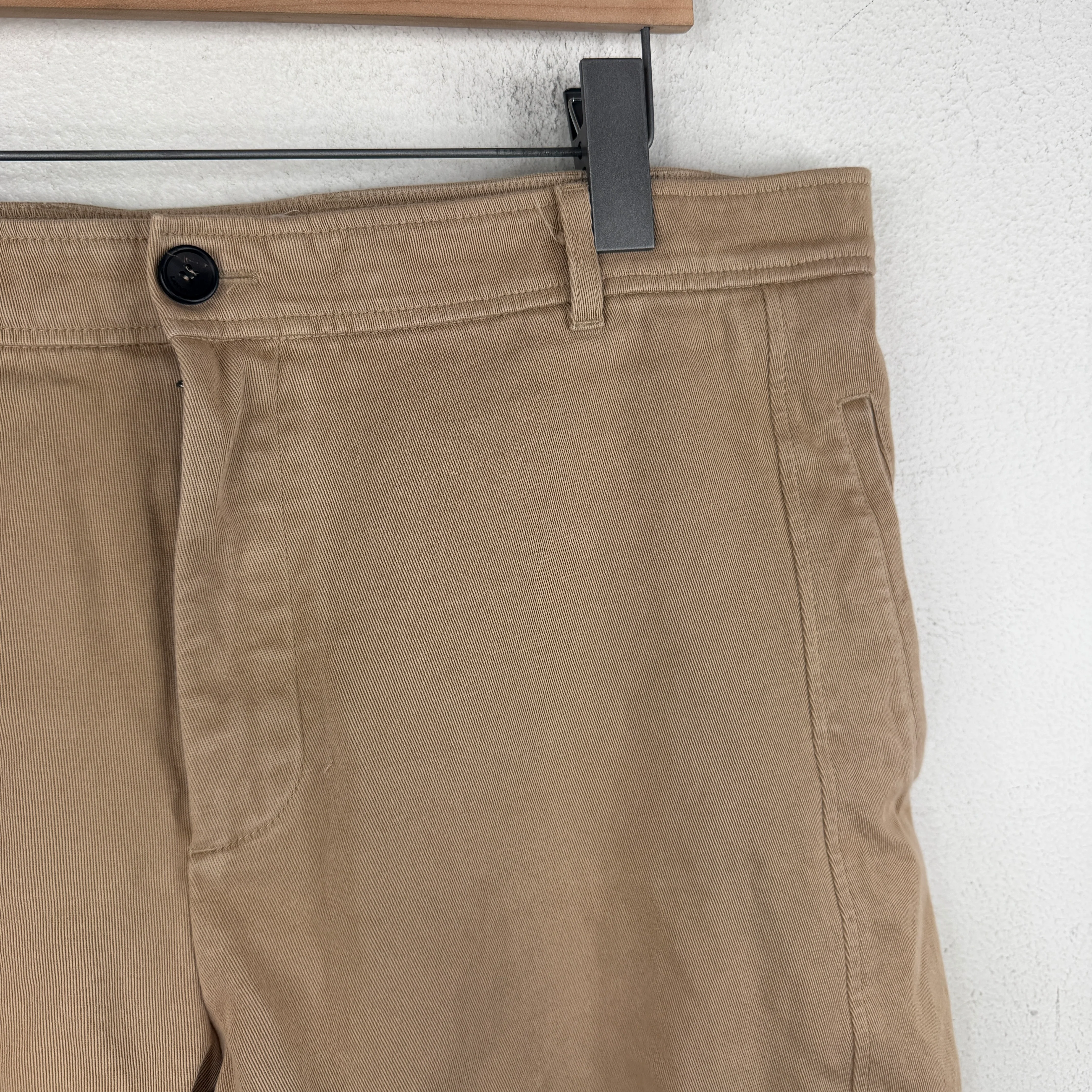 Lanvin Tan Chino Biker Trousers - Image 5