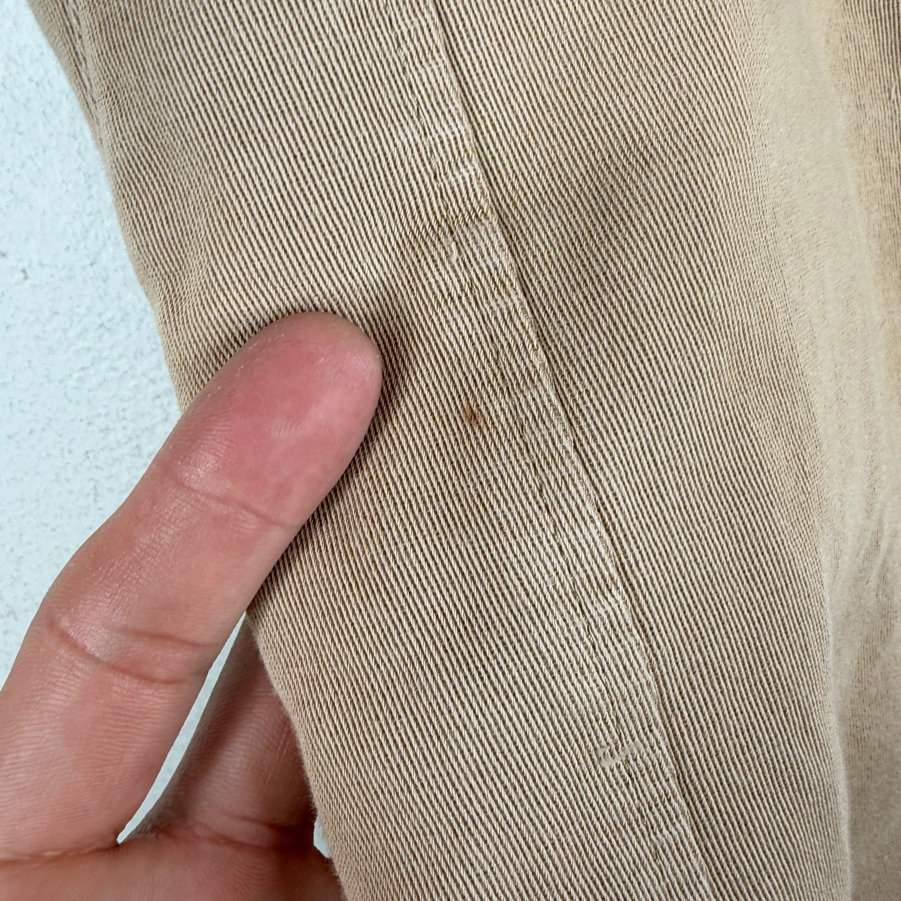 Lanvin Tan Chino Biker Trousers - Image 7