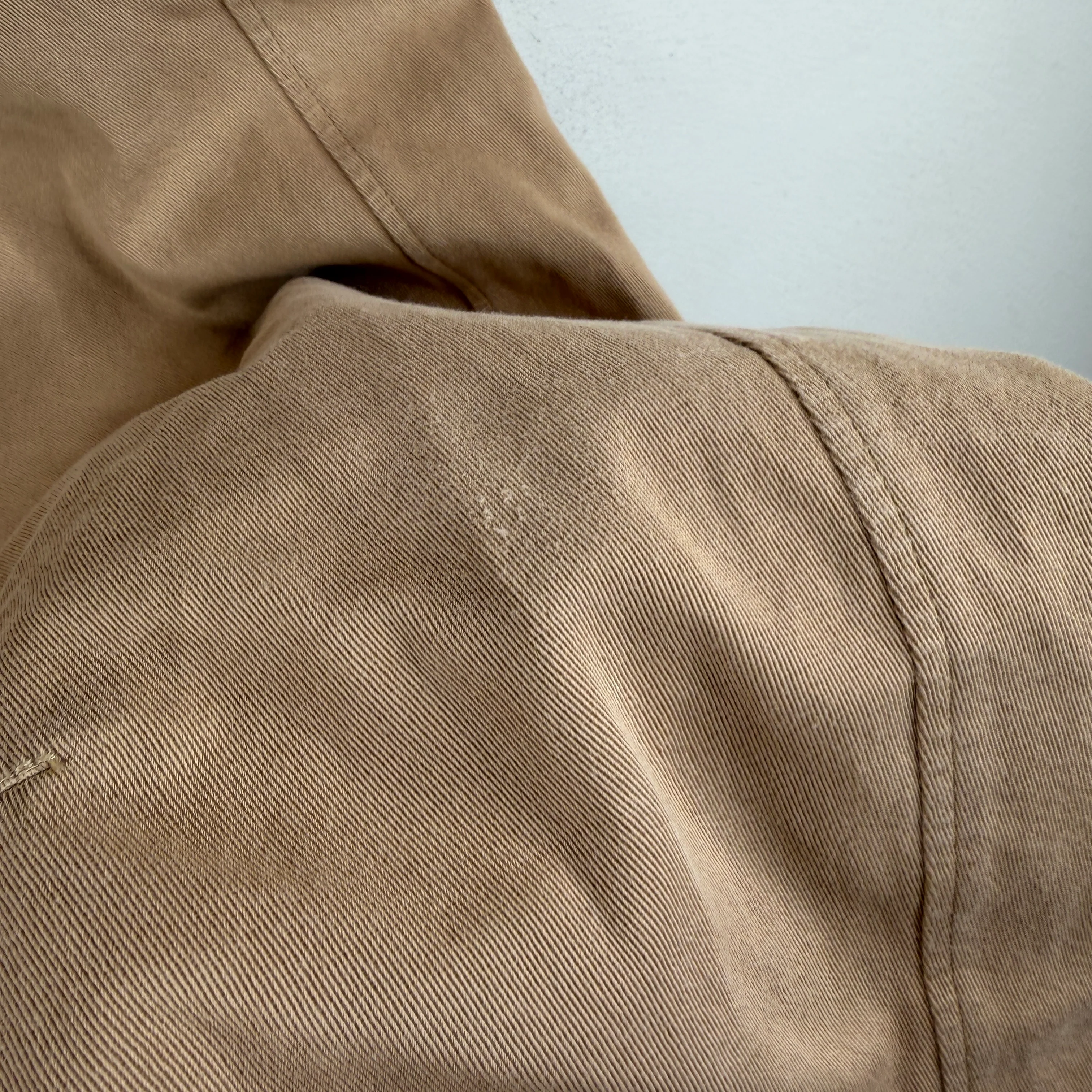 Lanvin Tan Chino Biker Trousers - Image 8