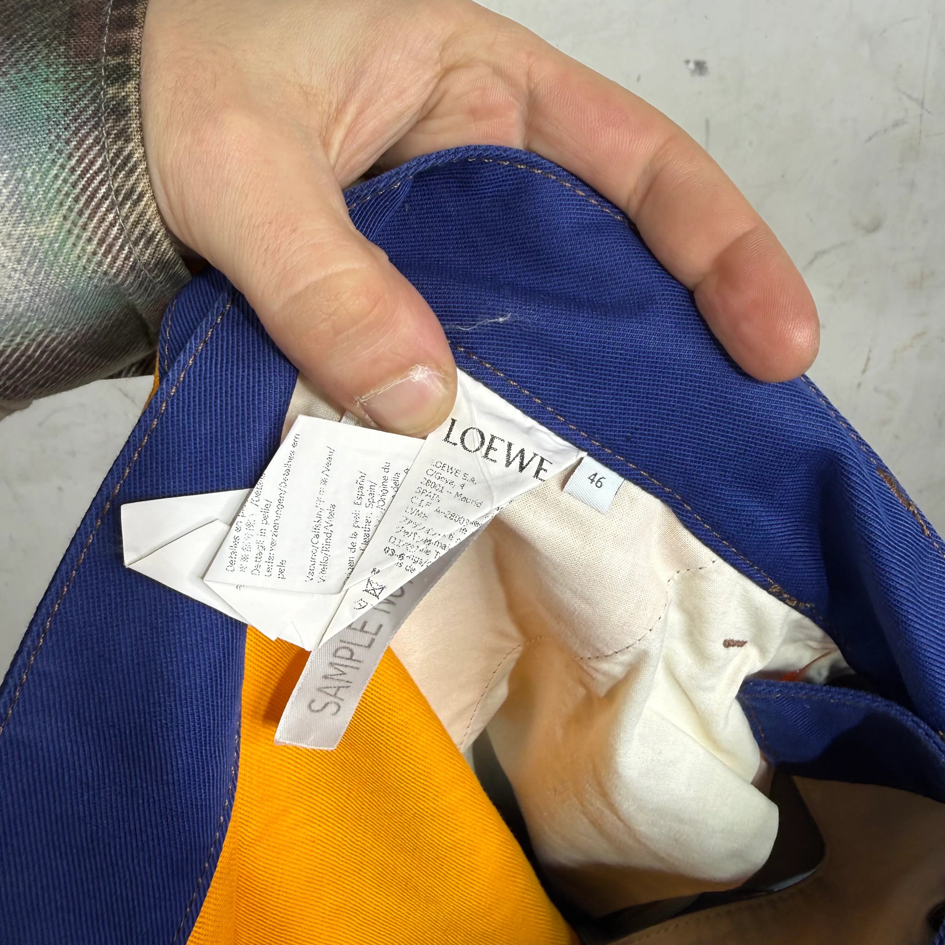 Loewe Patchwork Work Pants - Image 4