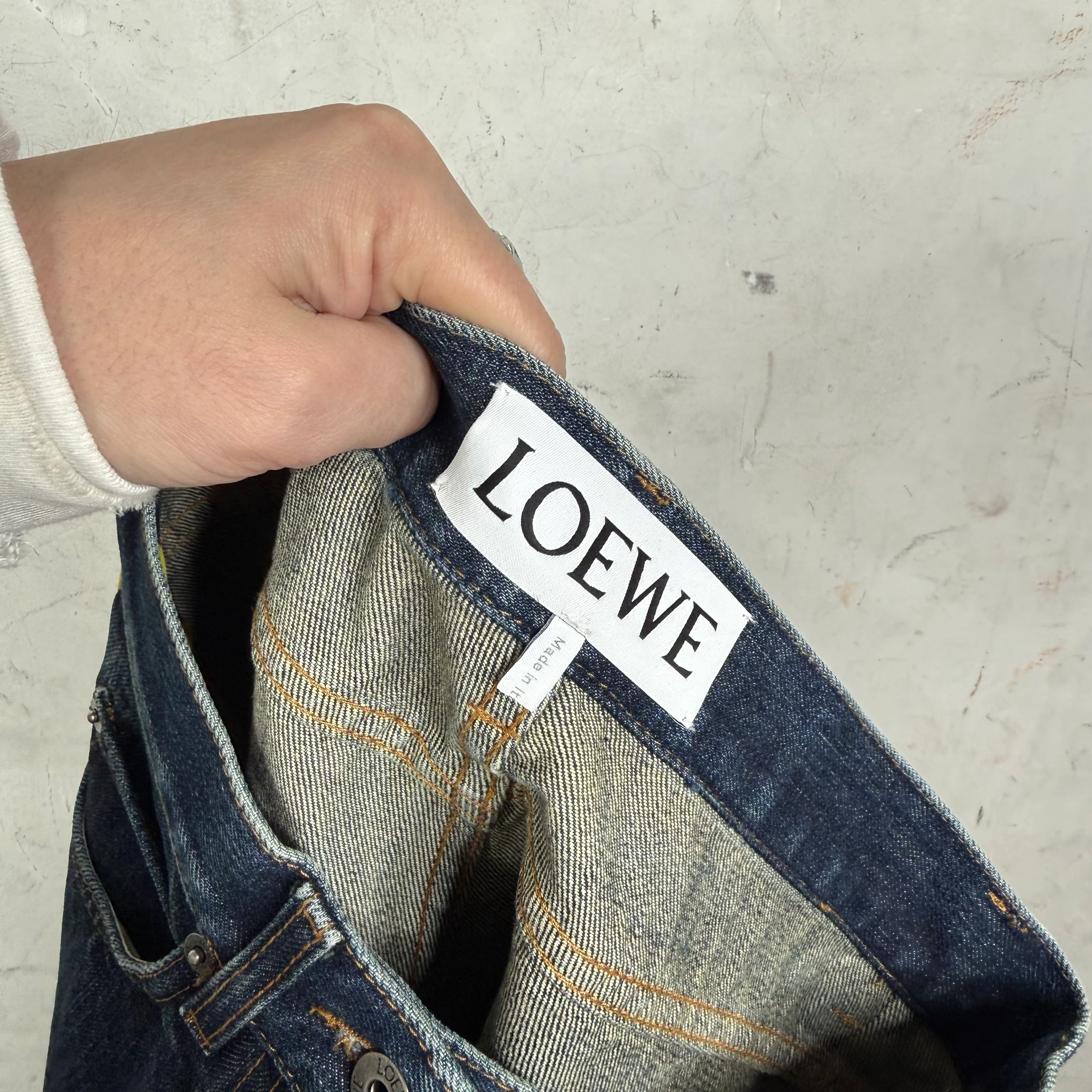 Loewe Yellow Stripe Jeans - Image 3