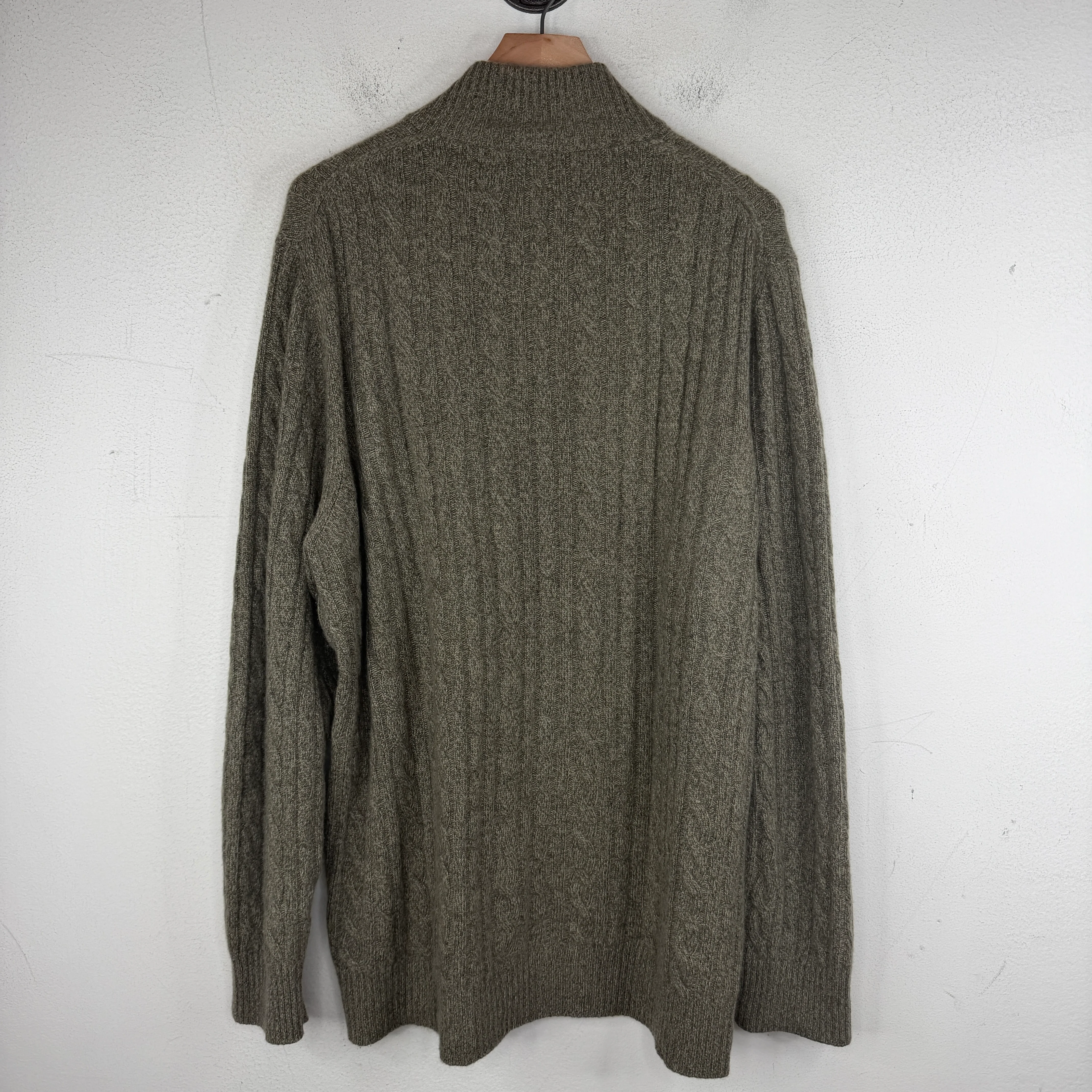 Loro Piana Baby Cashmere Quarter Zip Sweater - Image 2
