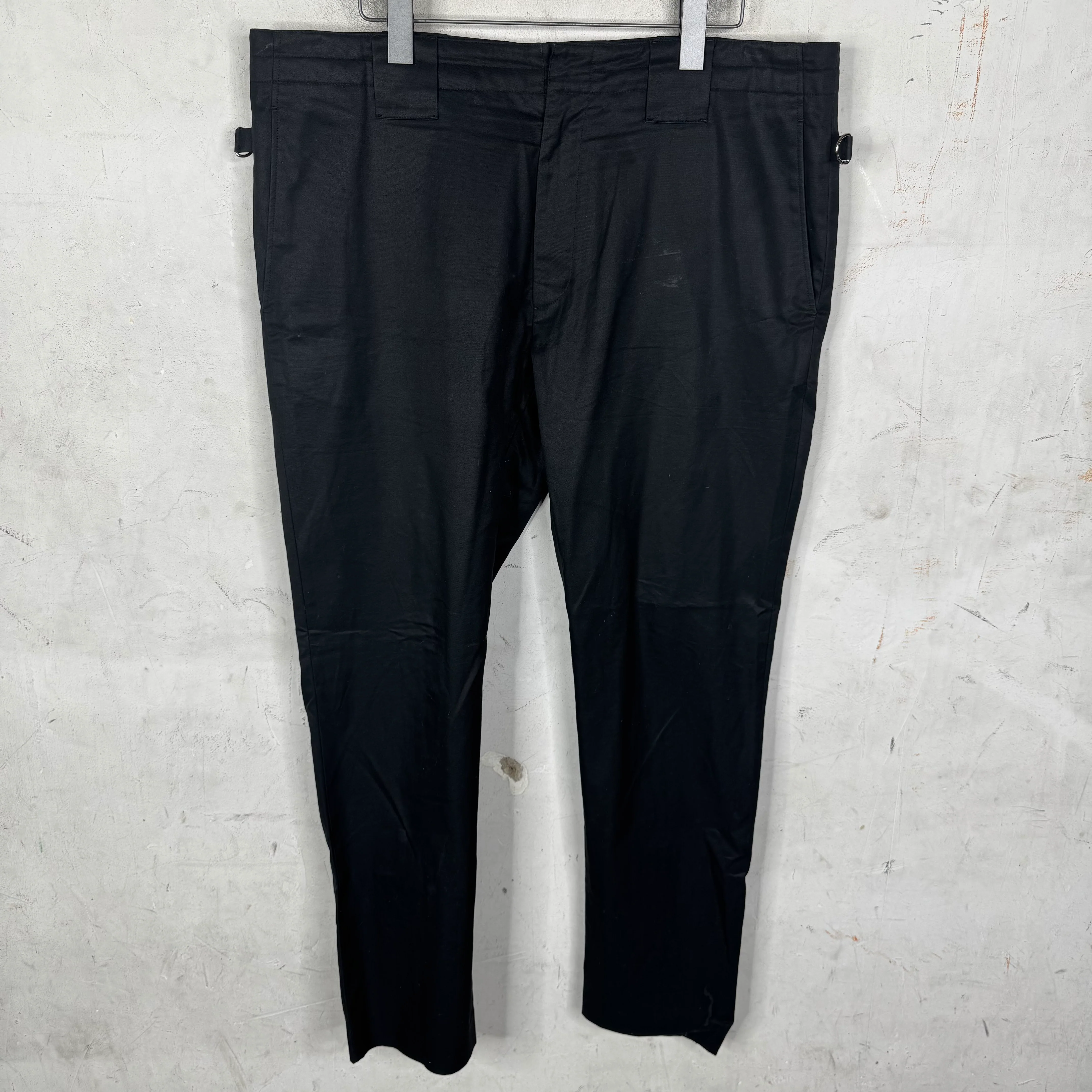 Louis Vuitton Black Back Zip Trousers