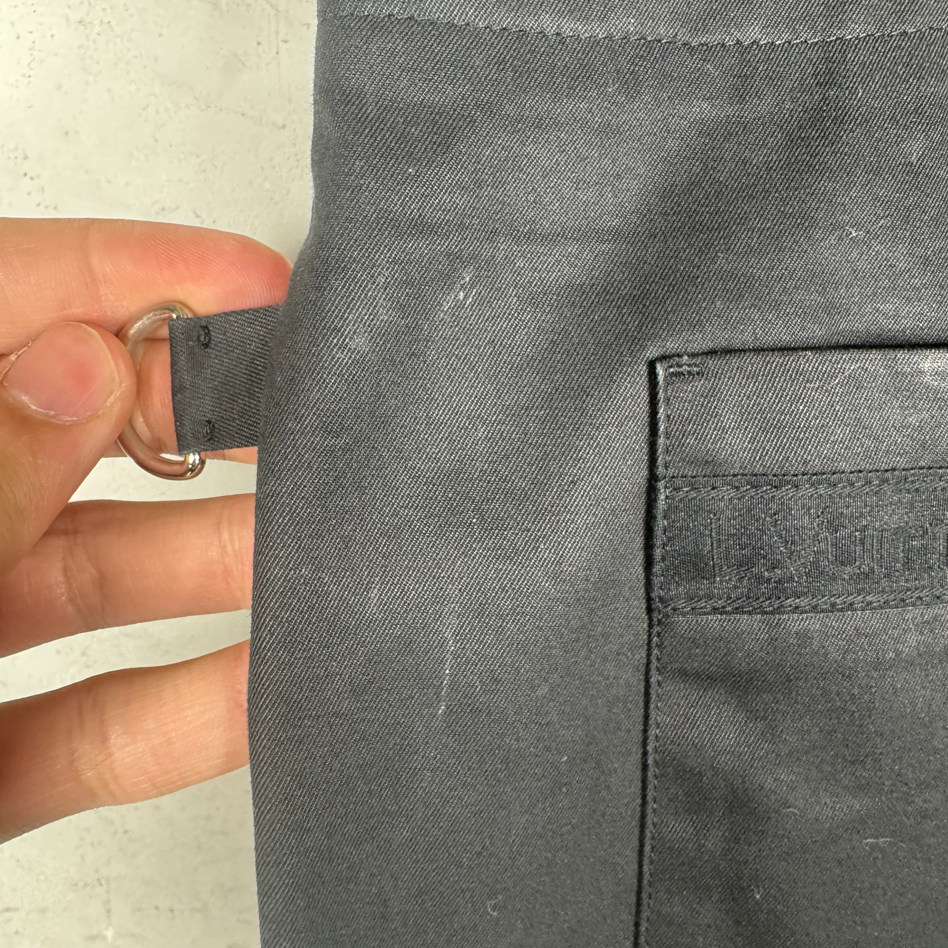Louis Vuitton Black Back Zip Trousers - Image 11
