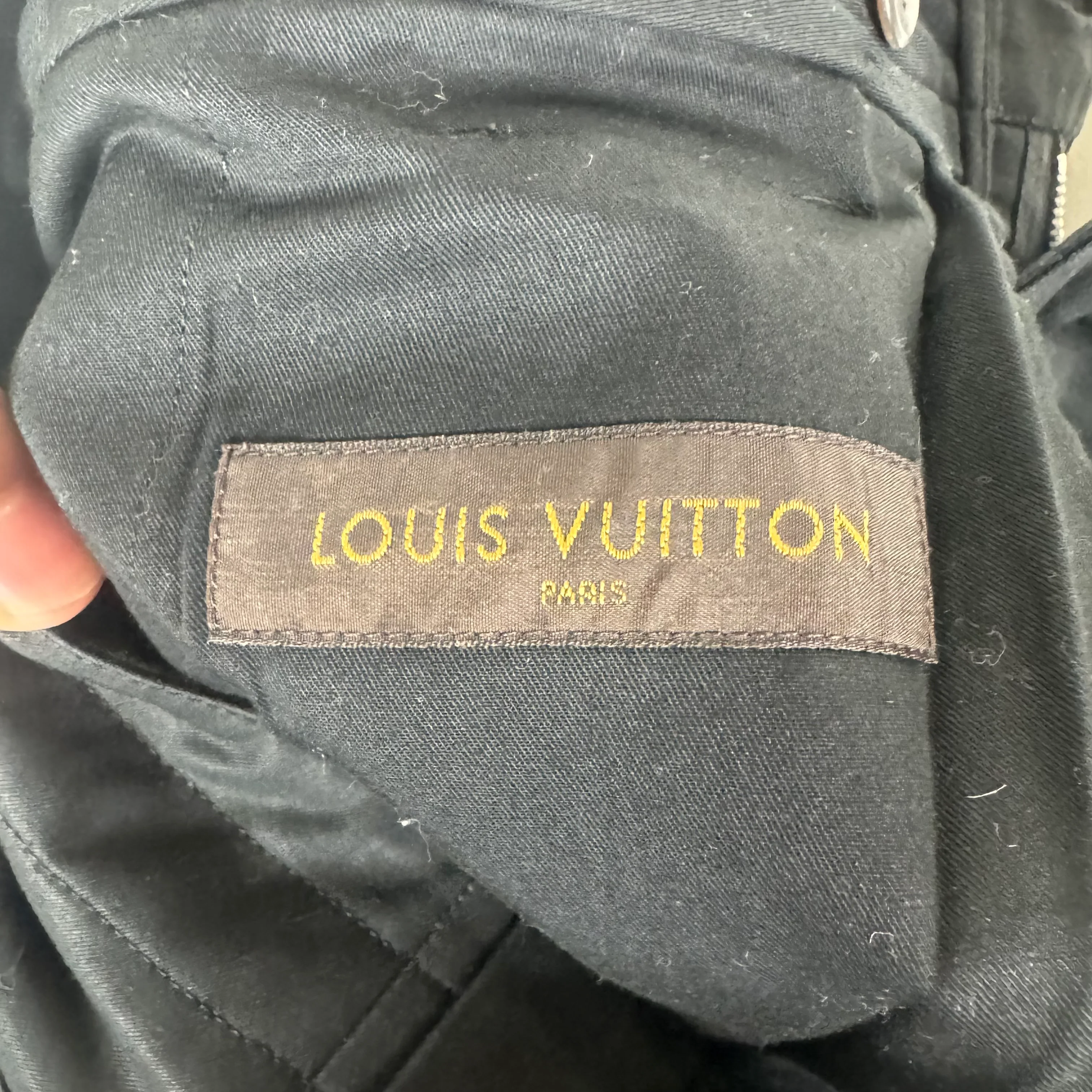 Louis Vuitton Black Back Zip Trousers - Image 4