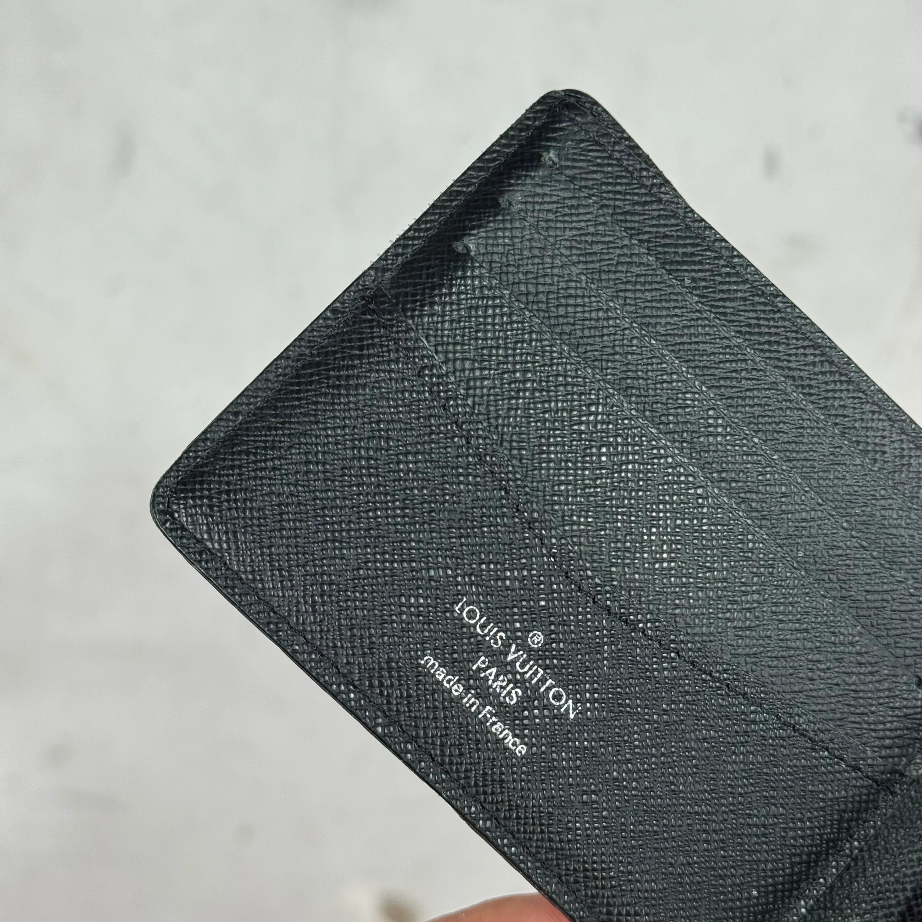 Louis Vuitton Black Damier Bifold Wallet - Image 5