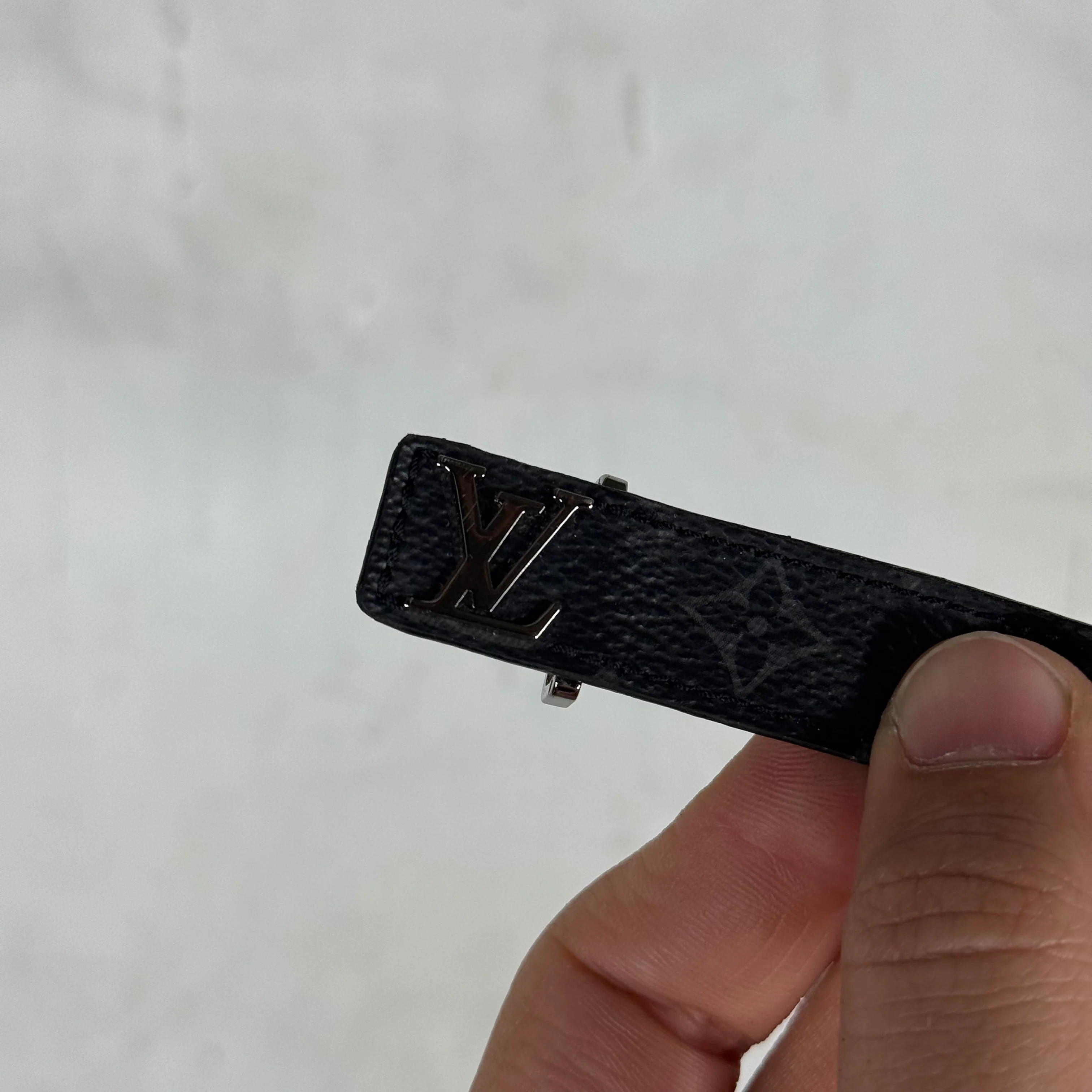 Louis Vuitton Graphite Monogram Slim Bracelet - Image 6