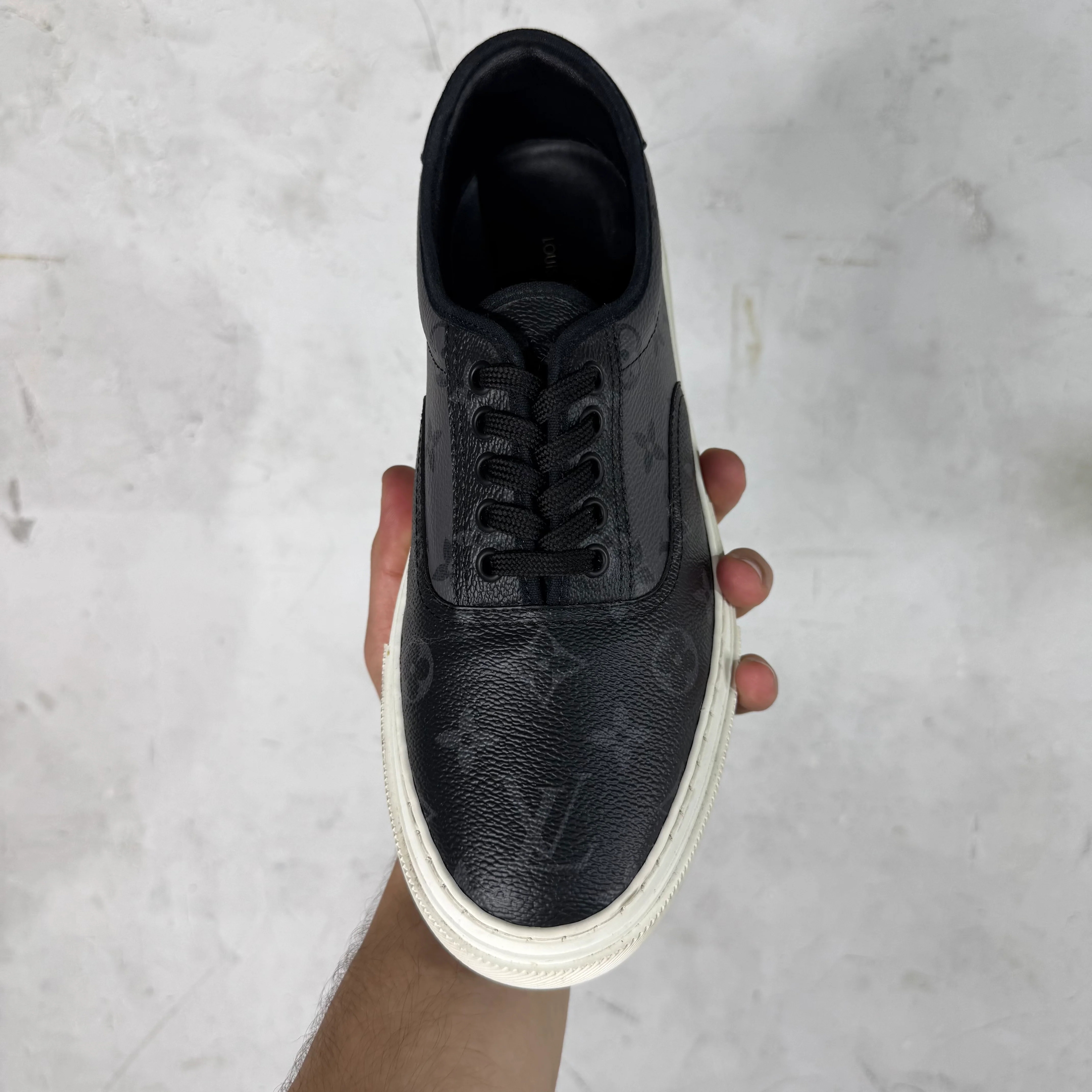 Louis Vuitton Graphite Monogram Trocadero Sneakers - Image 7