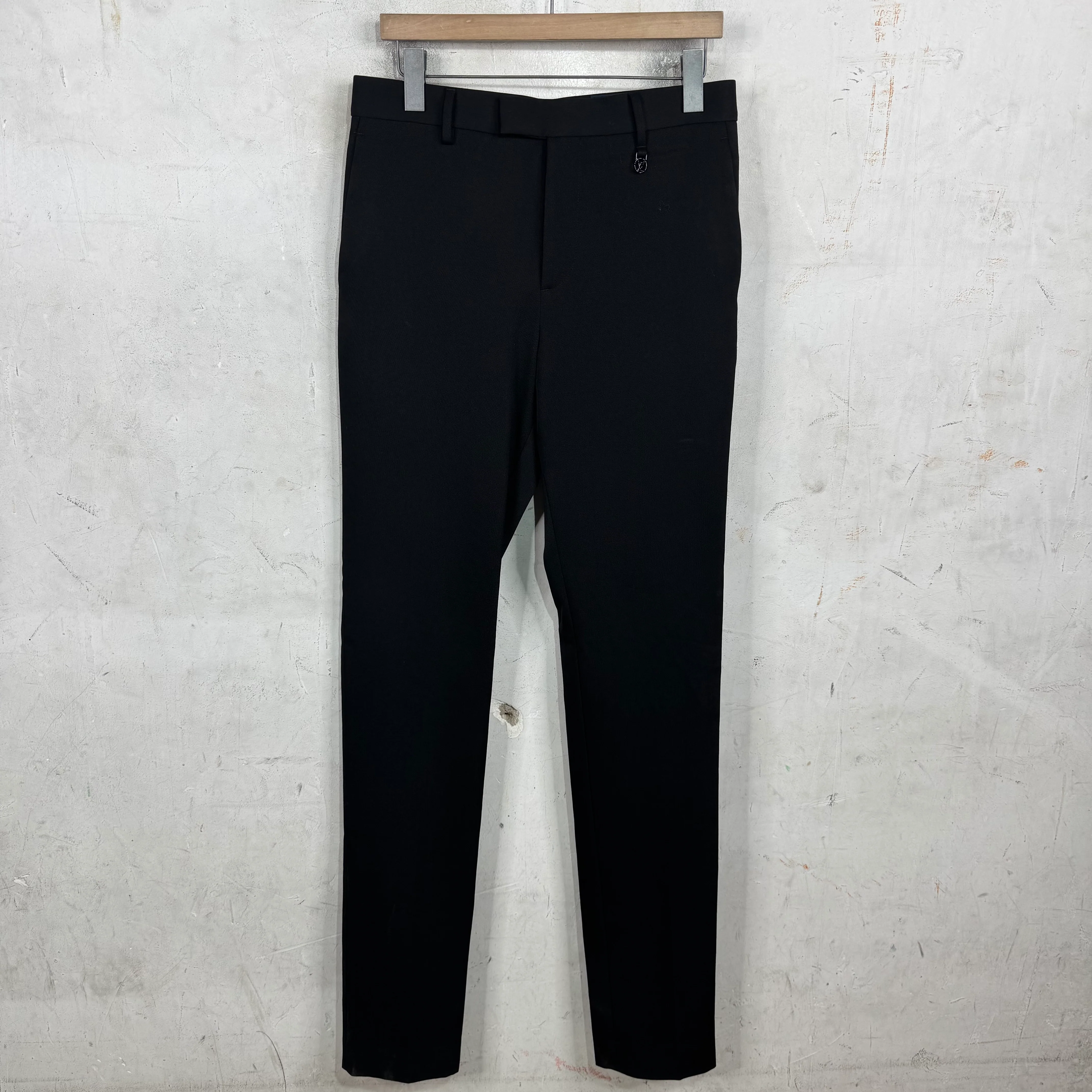 Louis Vuitton Heel Zip Black Trousers
