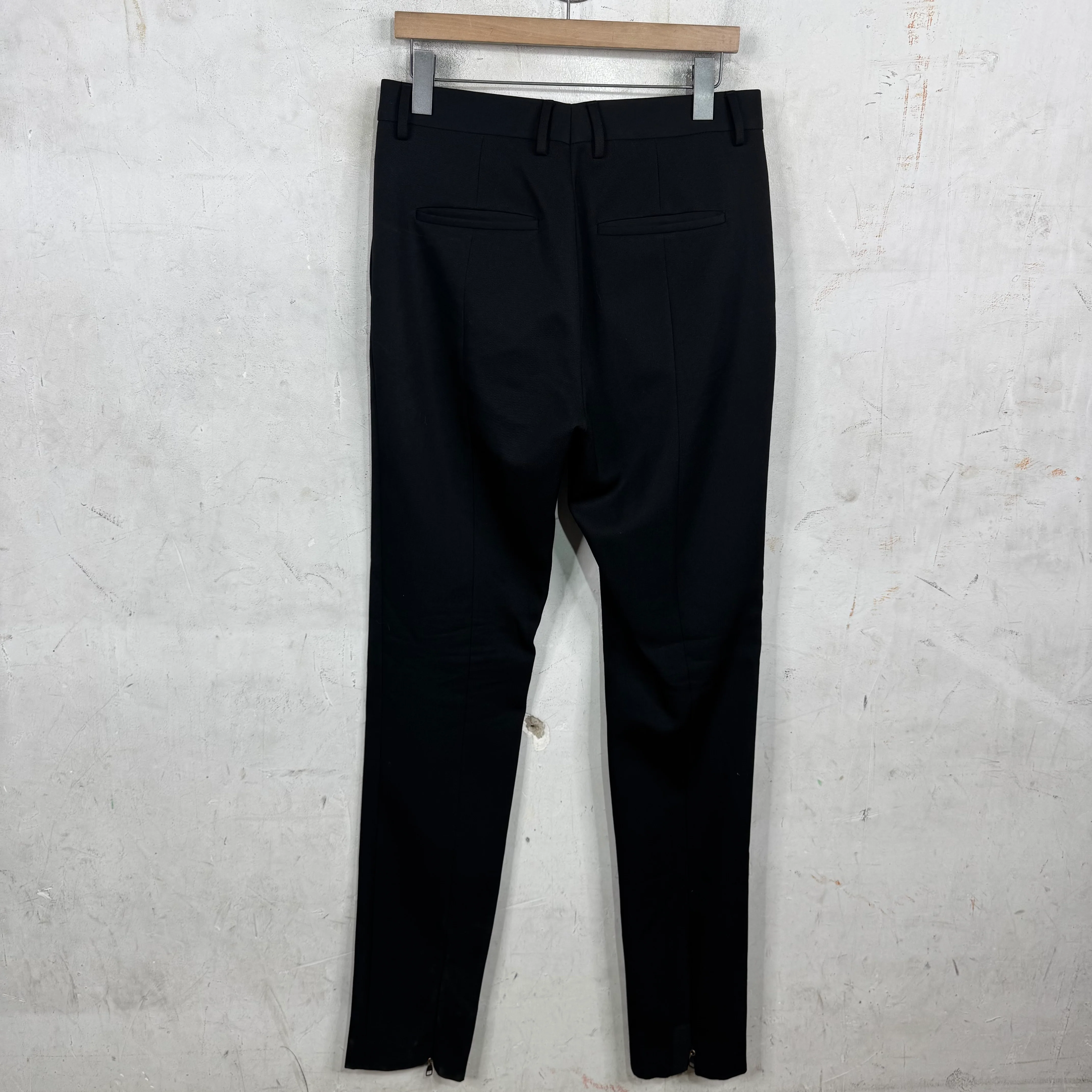 Louis Vuitton Heel Zip Black Trousers - Image 2
