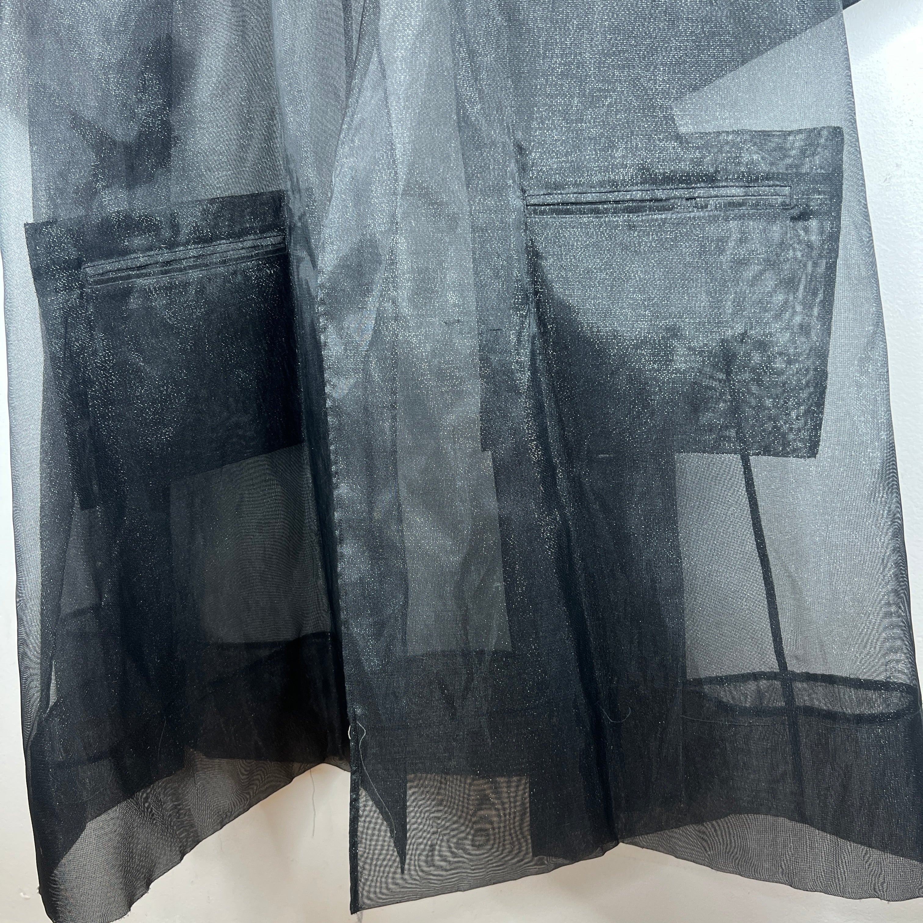 Maison Margiela Oversized Tulle Overcoat - Image 7