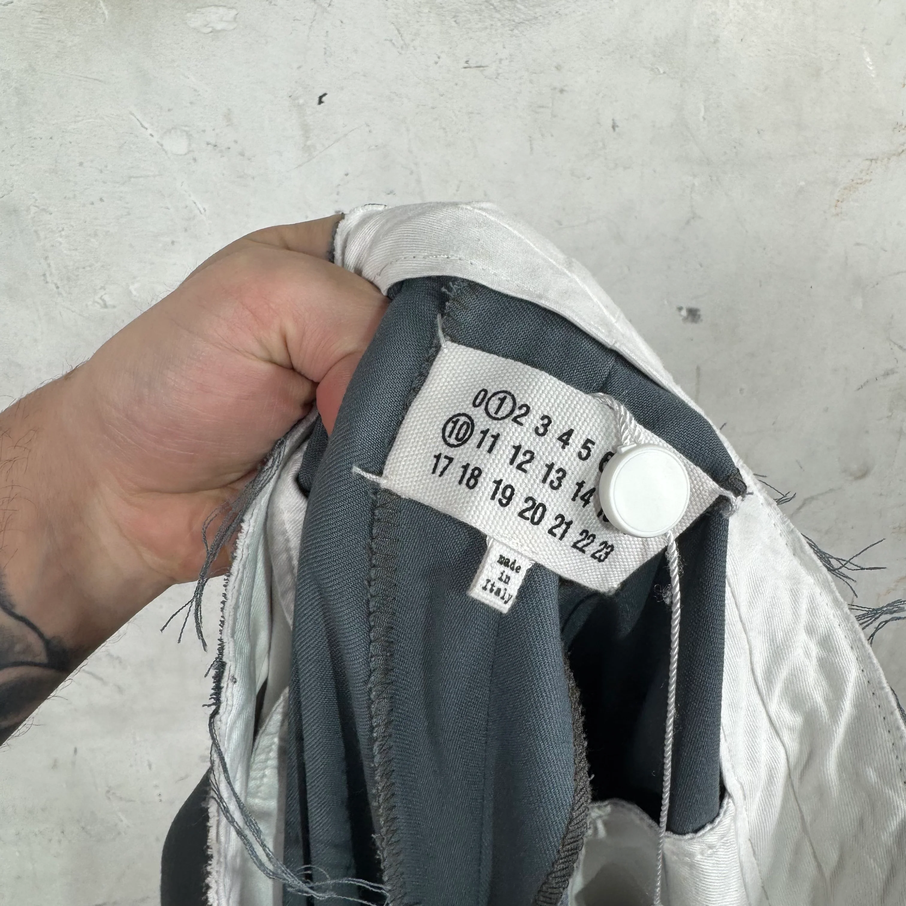 Margiela Grey Drawstring Trousers - Image 3