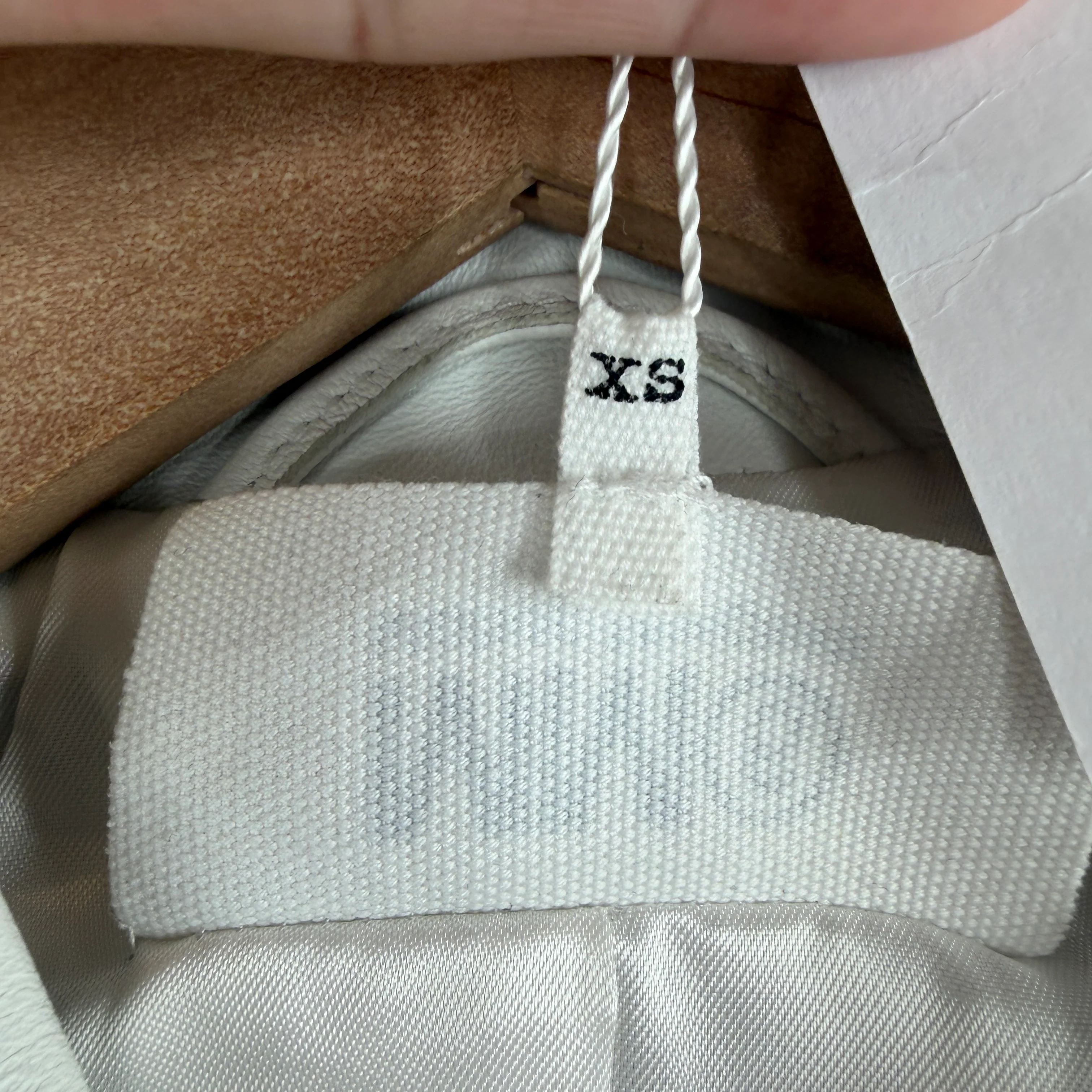 Margiela MM6 White Leather Fringed Button Up Jacket - Image 4