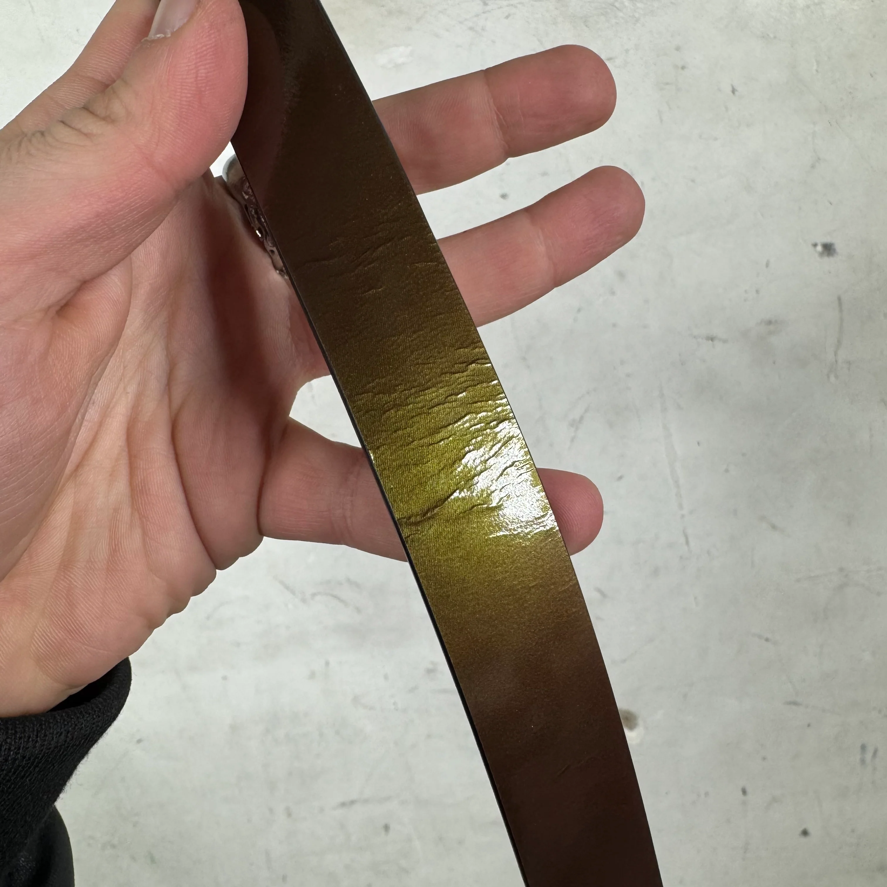 Margiela Skinny Iridescent Belt - Image 9