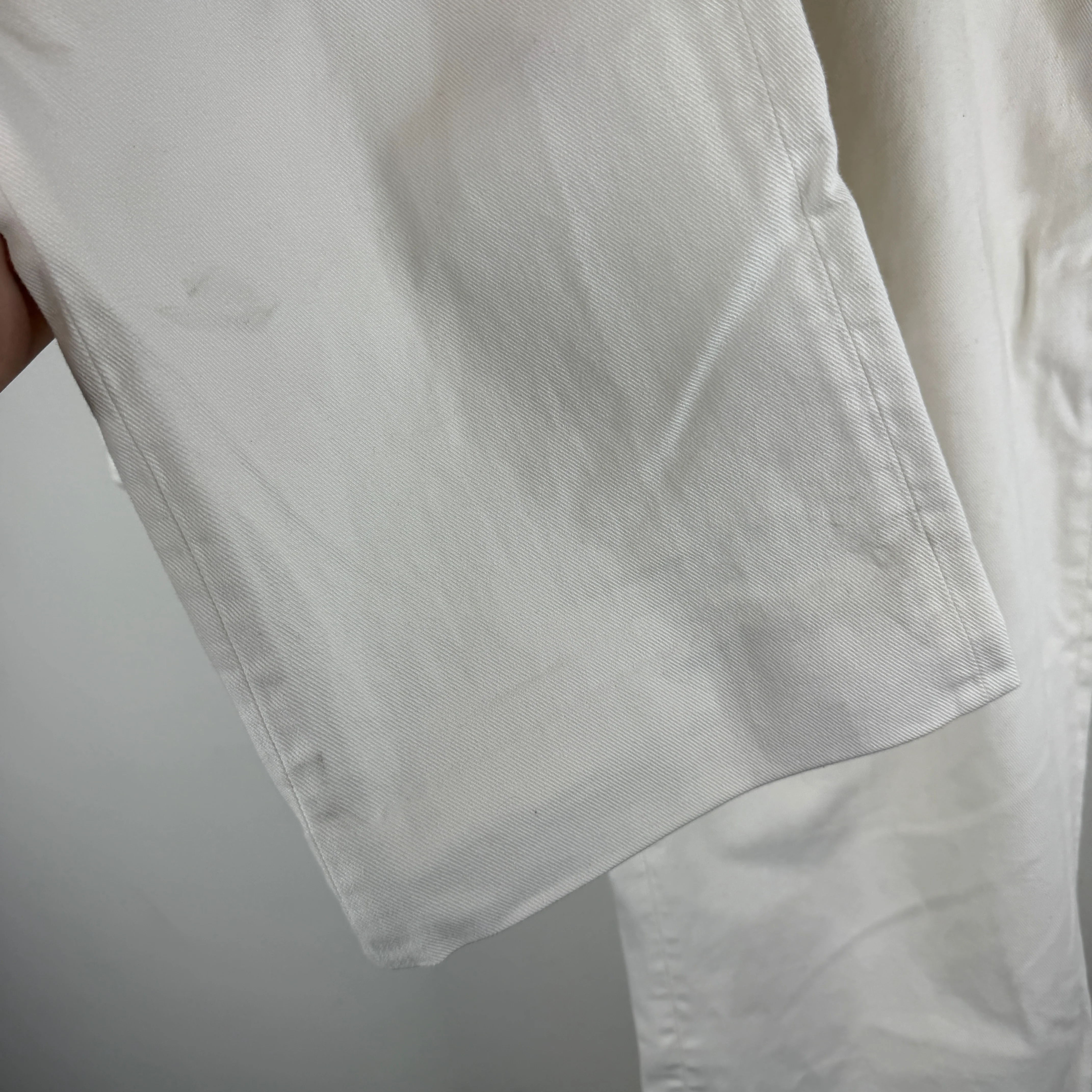 Margiela White Adjustable Waist Trousers - Image 11