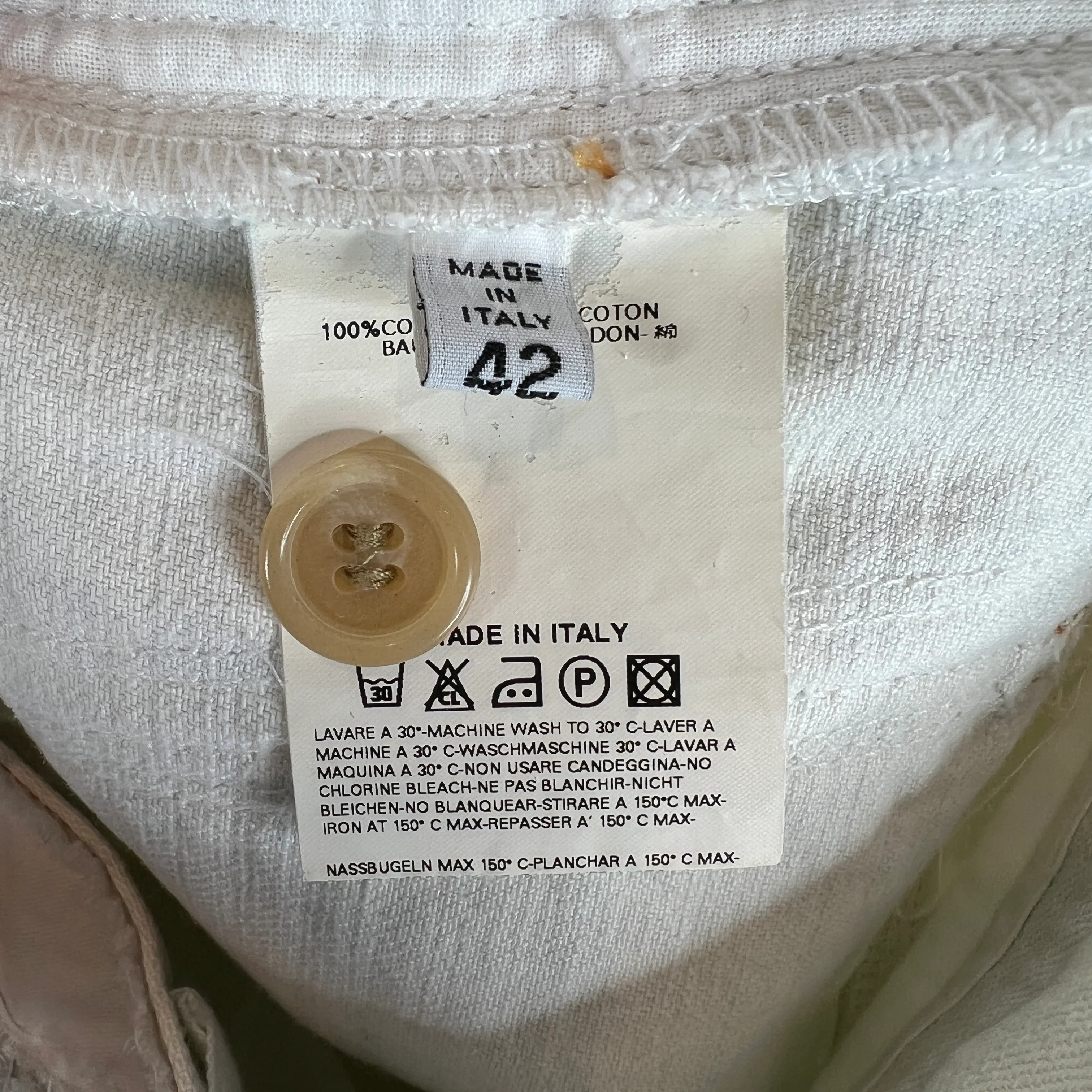 Margiela White Distressed Inside Out - Image 4