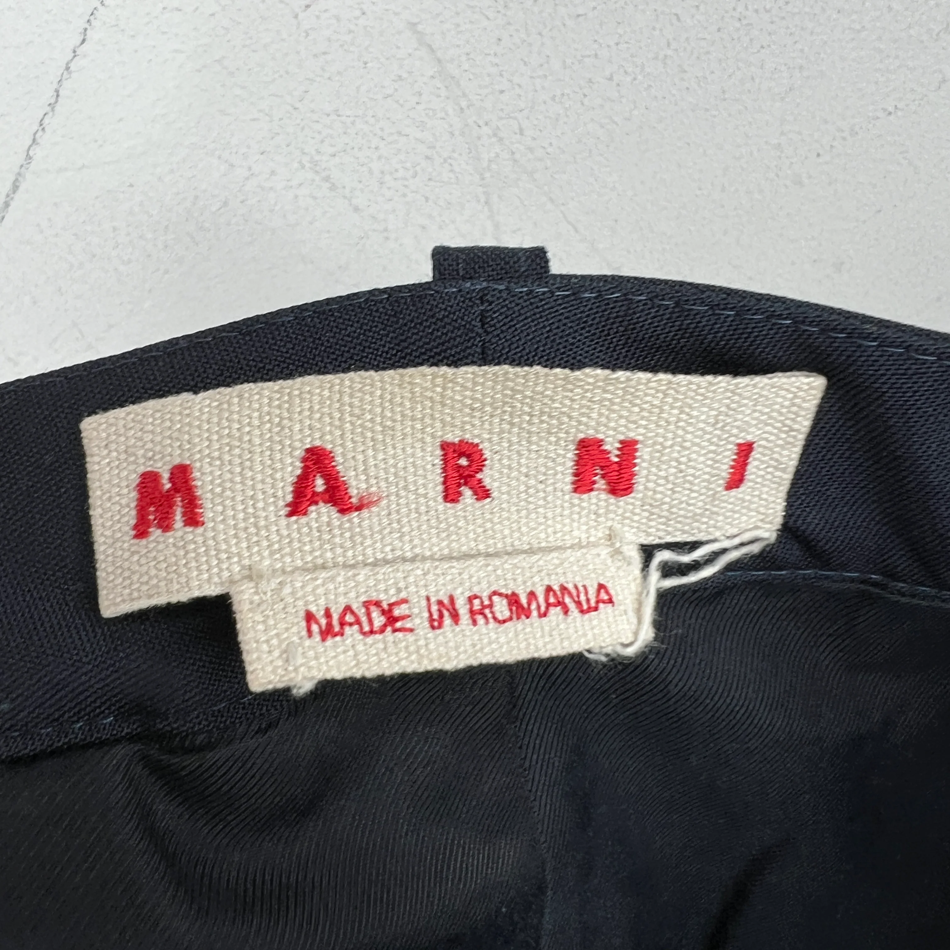 Marni Navy Blue Trousers - Image 3