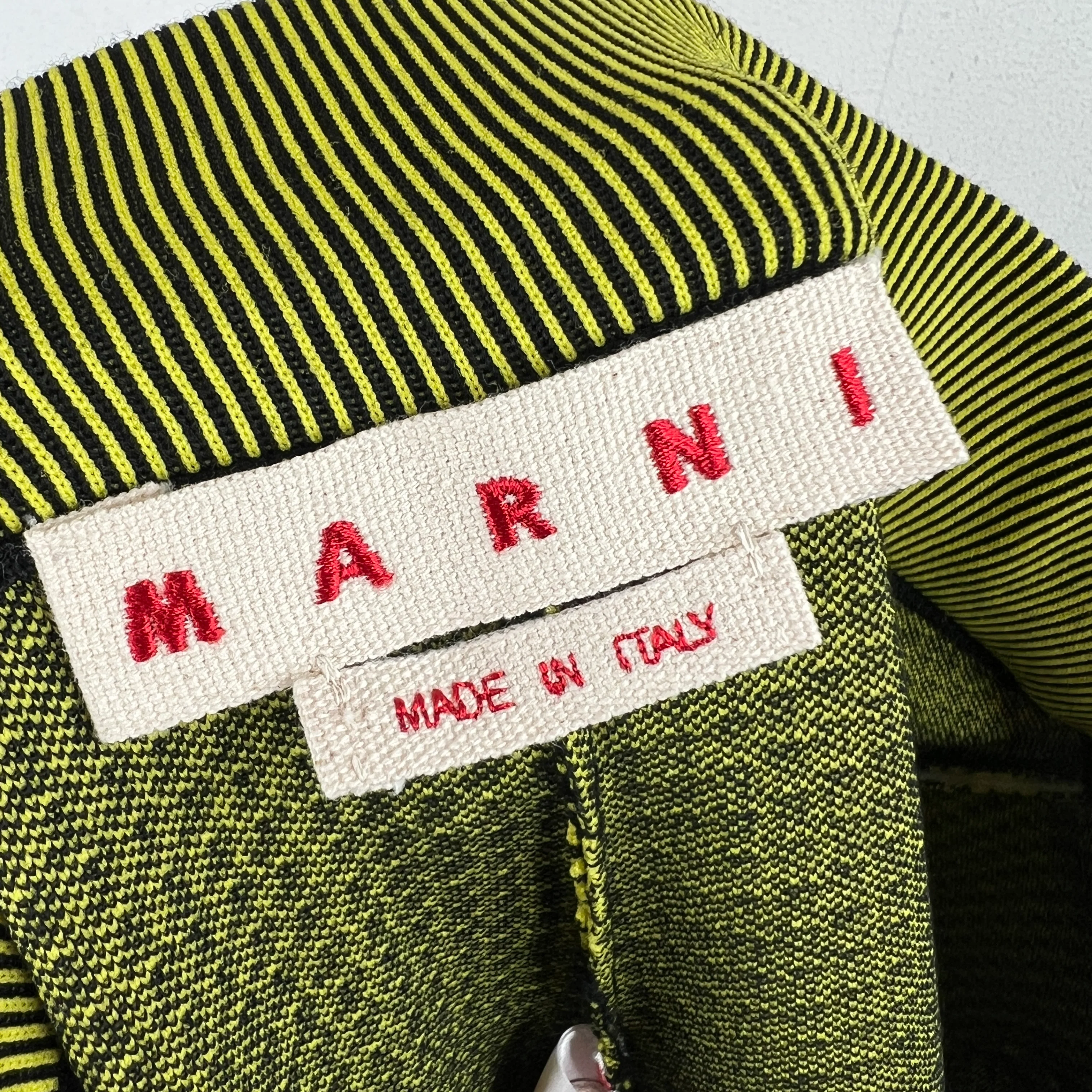Marni Two-Tone Checkered Pants - Image 3