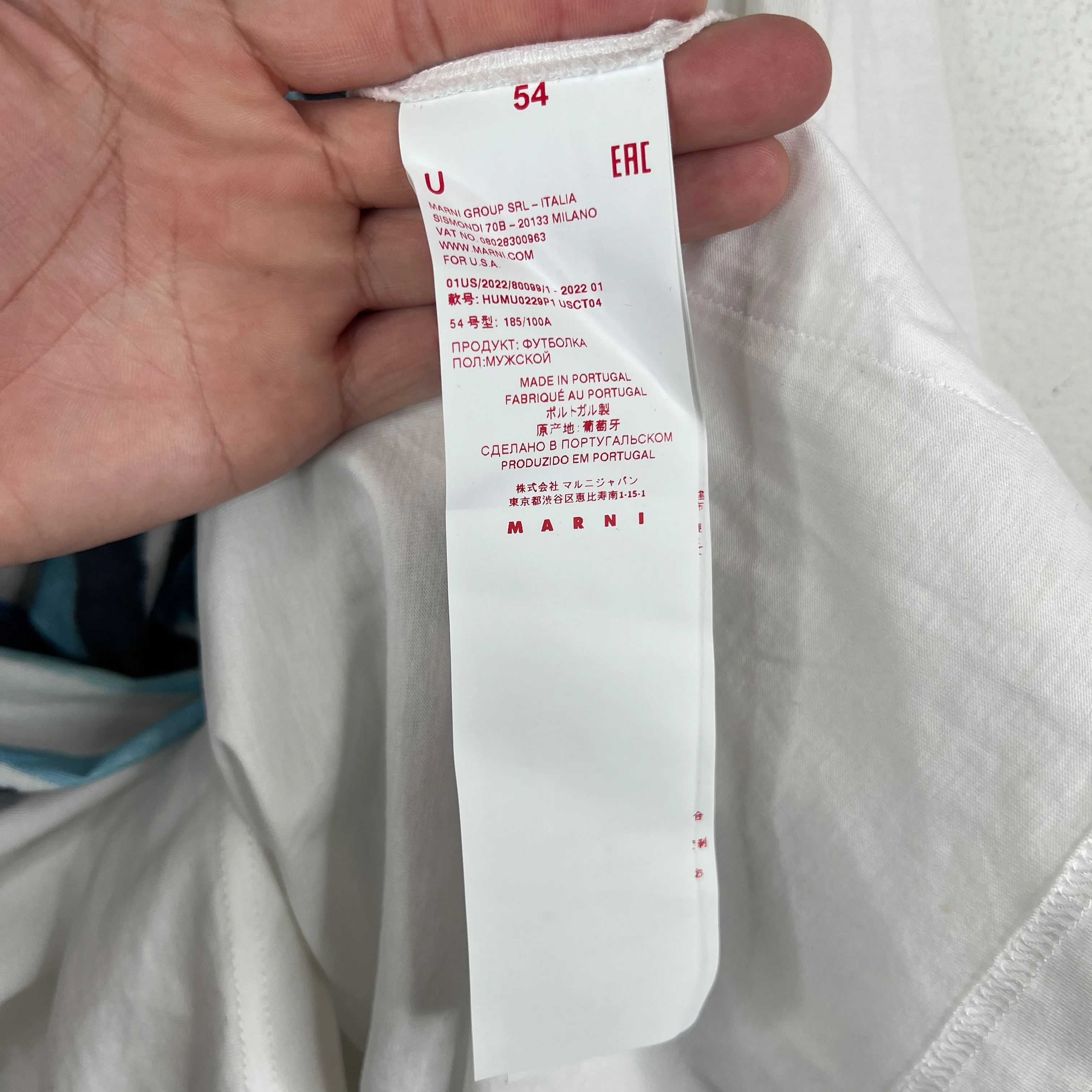 Marni Watercolor Logo T-Shirt - Image 4