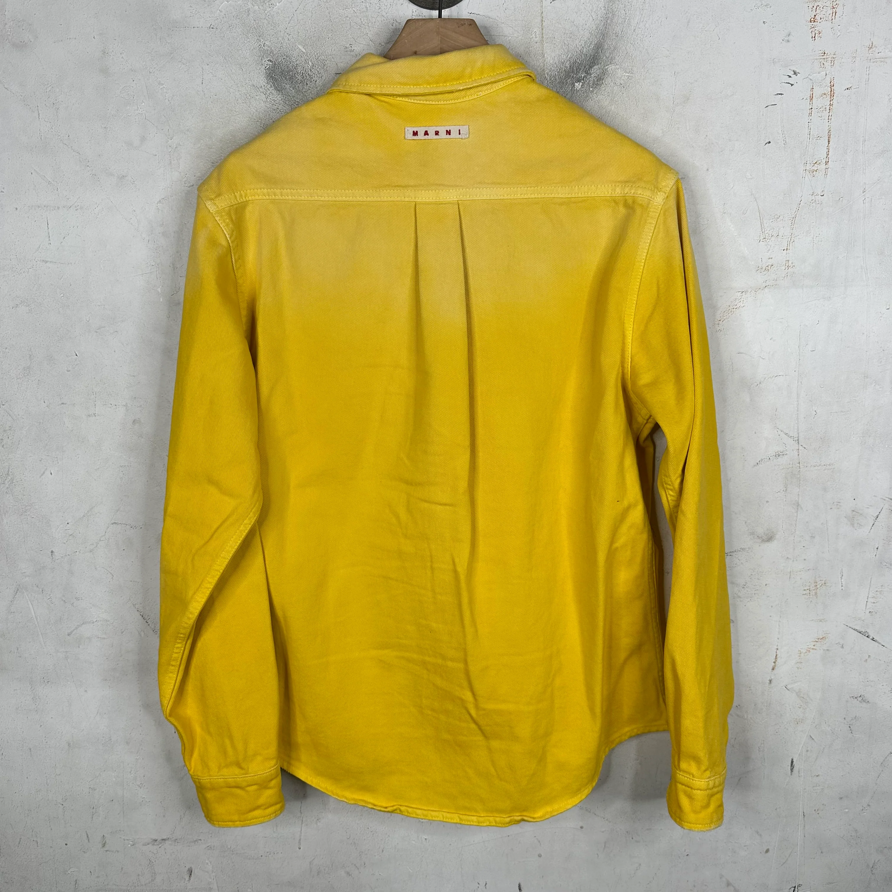 Marni Yellow Denim Shirt - Image 2