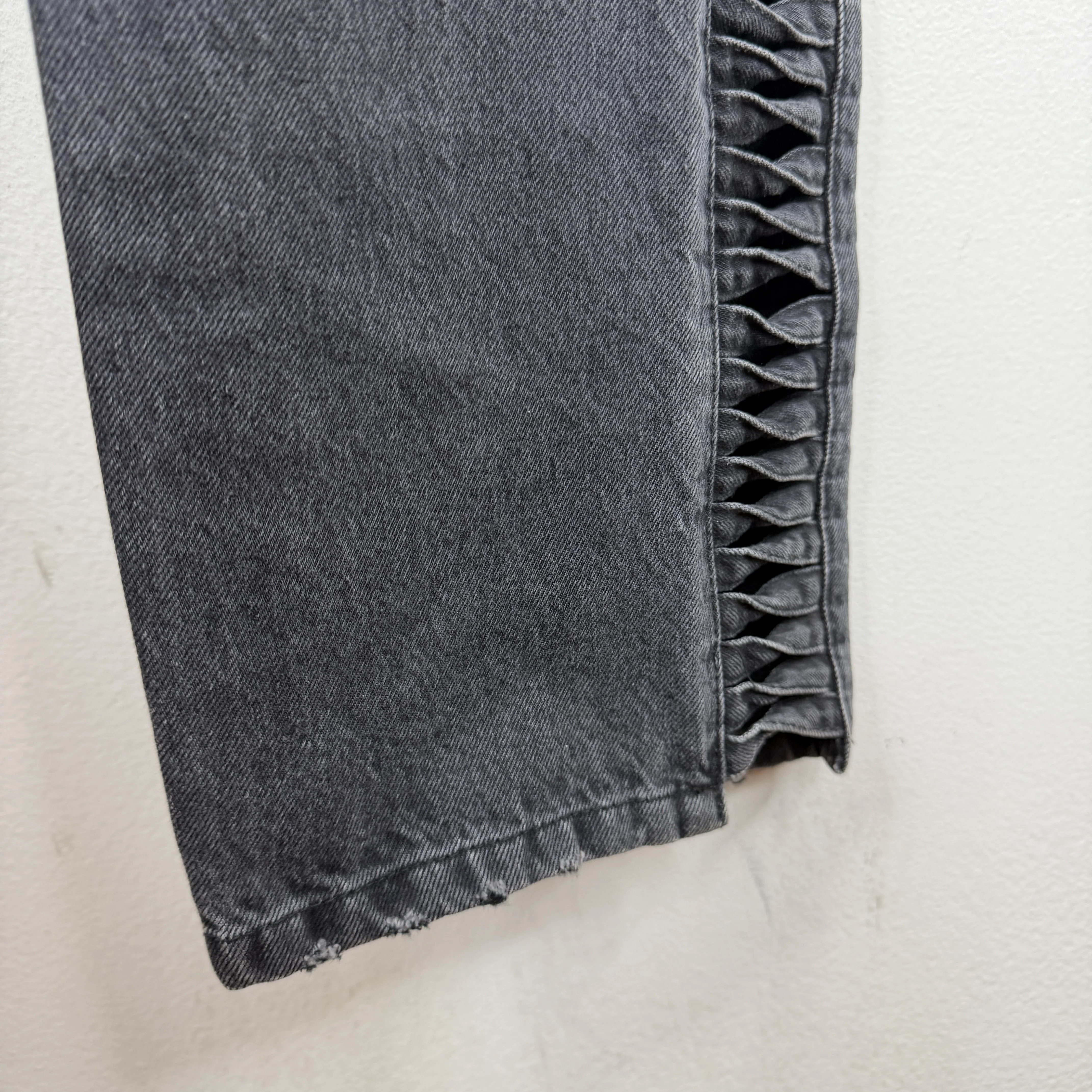 Martine Rose Black Twist Loop Jeans - Image 8