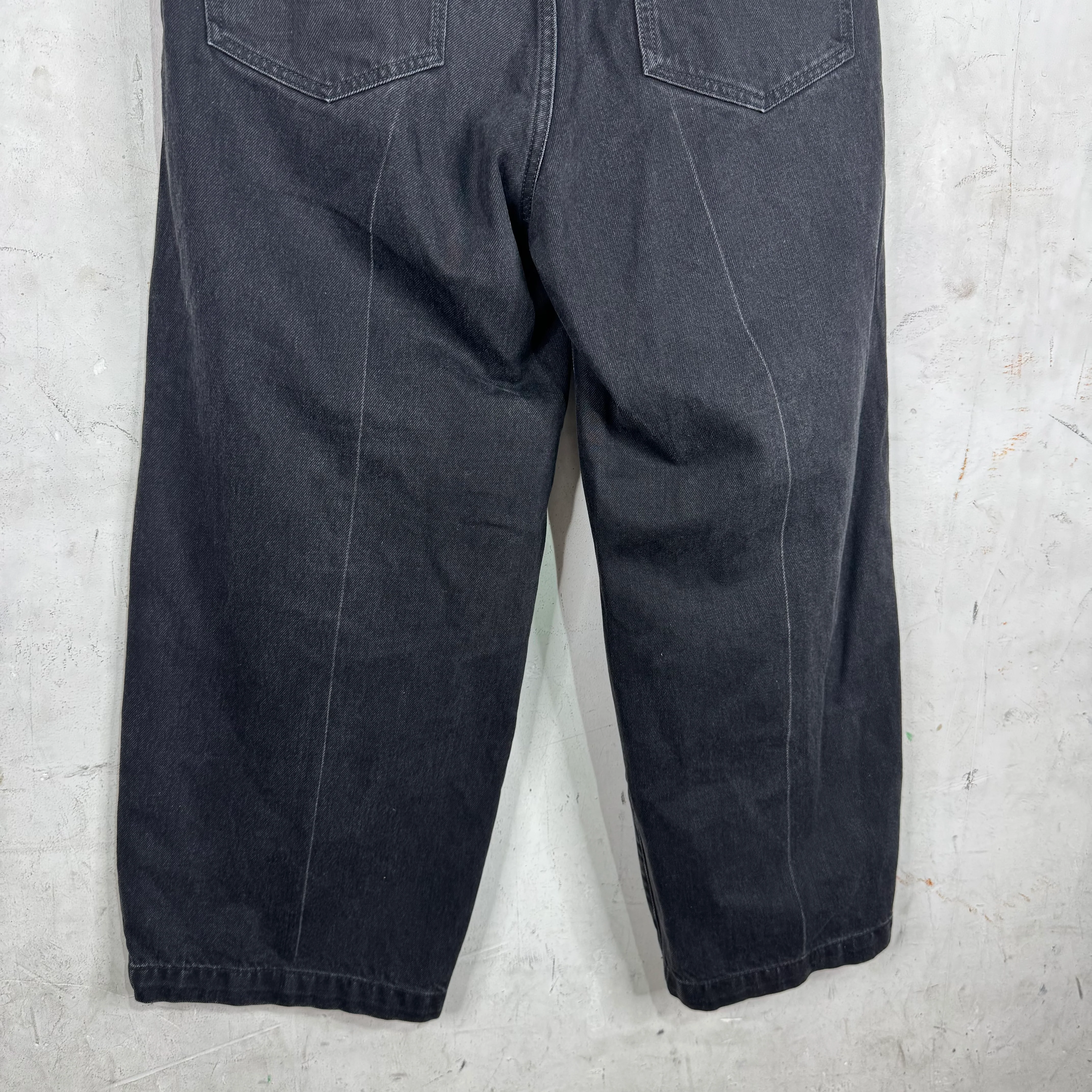 MFpenn Charcoal Baggy Paneled Jeans - Image 11